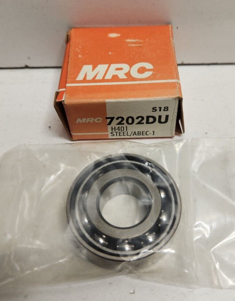 NEW OLD STOCK! MRC 15MM X 35MM X 11 MM BALL BEARING 7202DU
