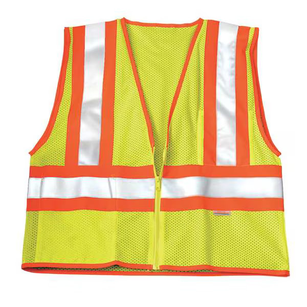 Kishigo Large Class 2 High Visibility Vest, Lime 1056-L Kishigo 1056-L L