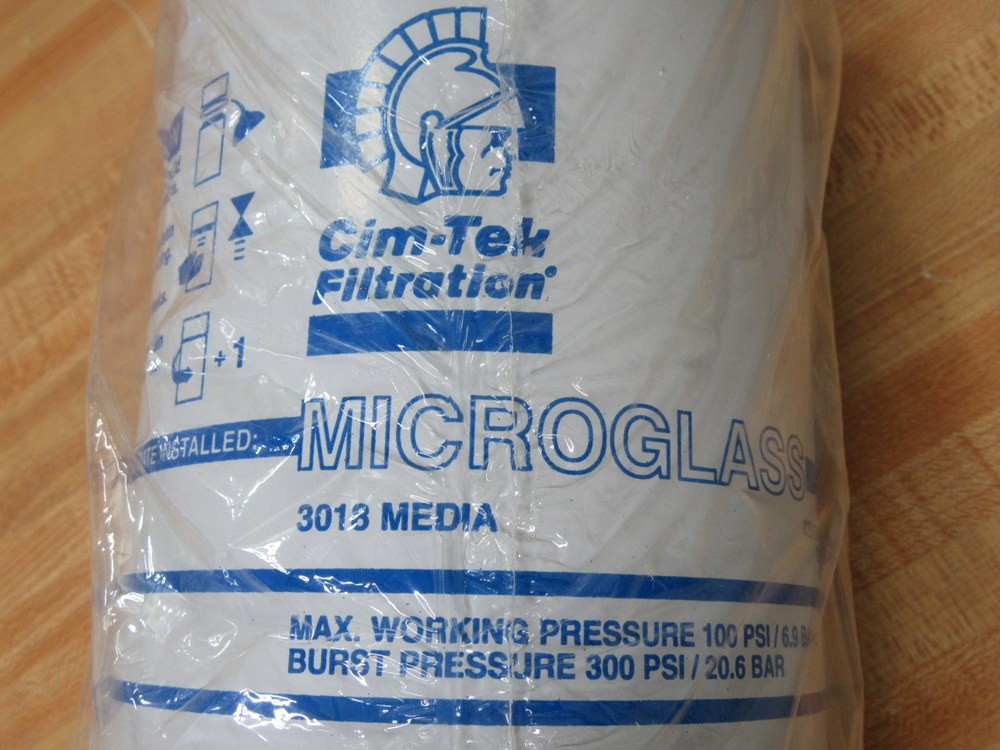 Cim-Tek 70179 Microglass Filtration Filter Element