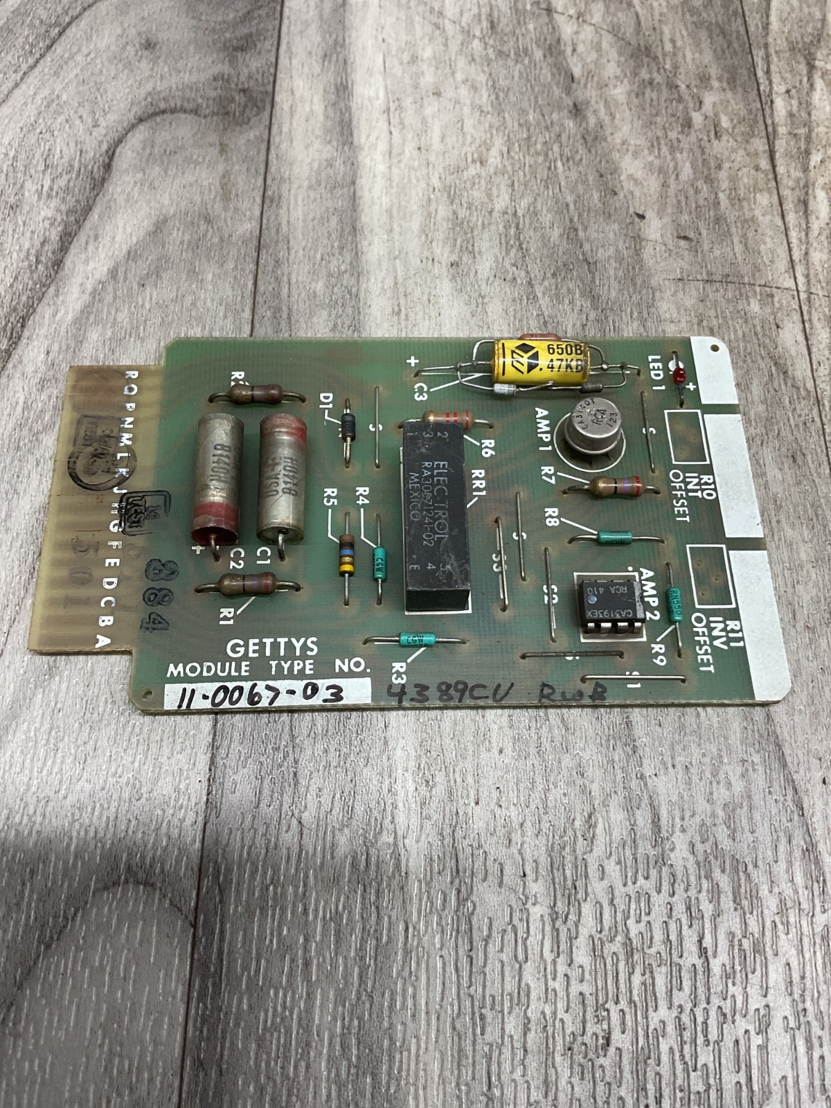 Gettys Control Boards 11-0067-102 *FREE SHIPPING* #4062C49