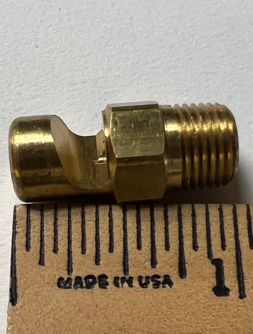 Bete Fog Nozzle Brass 1/8″ Pipe 145° Spray Angle Male p/n 13562 Extra Wide Fan