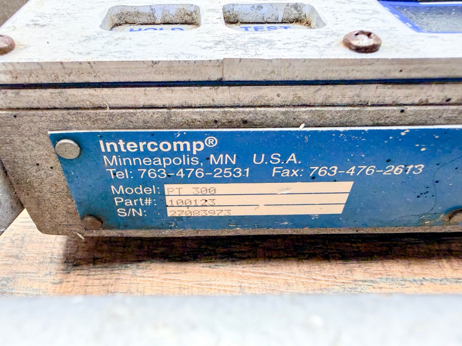 Intercomp PT300 Digital Wheel Load 20,000 Portable Scale – No Power Supply Y220