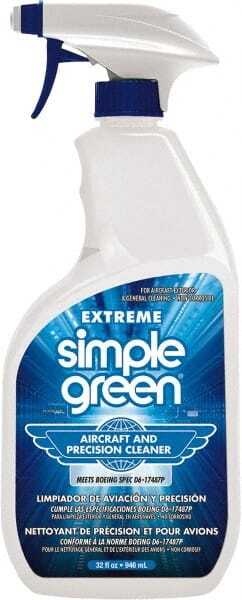 Simple Green 110001213412 Aviation Degreaser: 32 gal Spray Bottle, Biodegradable