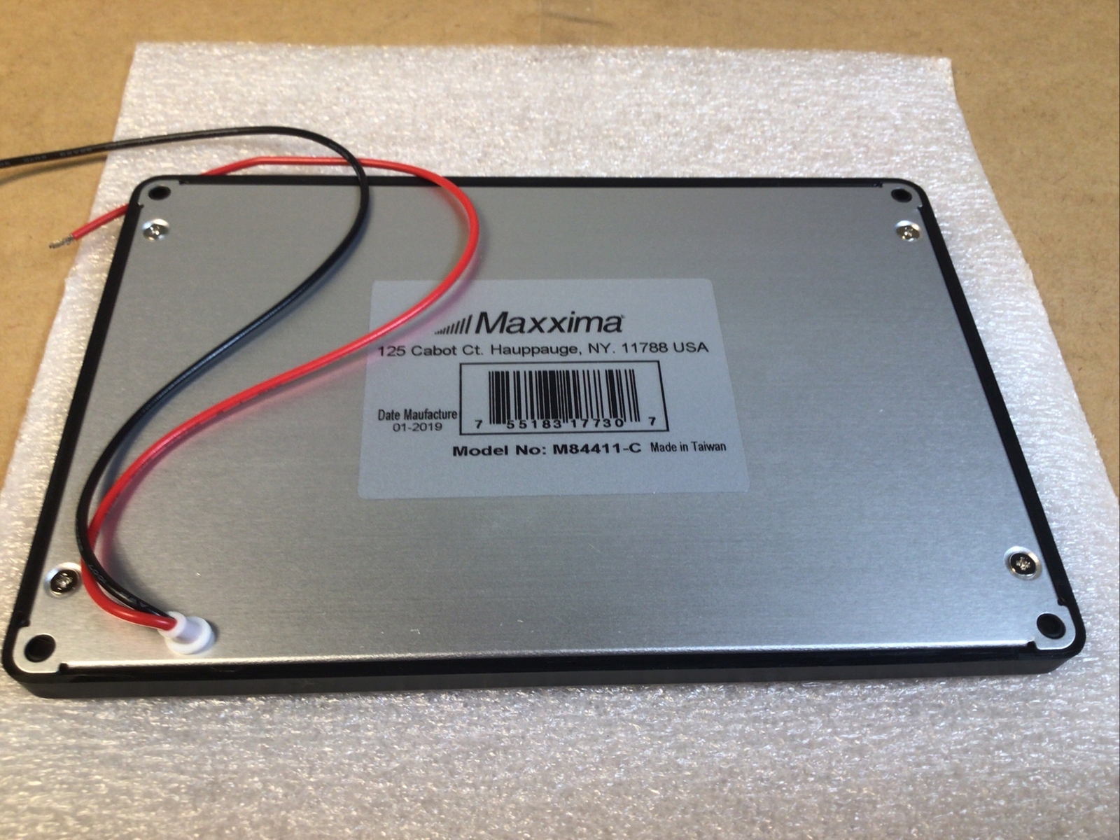 Maxxima M84411-C 4” X6” Rectangular Flat Panel Series Interior Cargo Light ￼Led