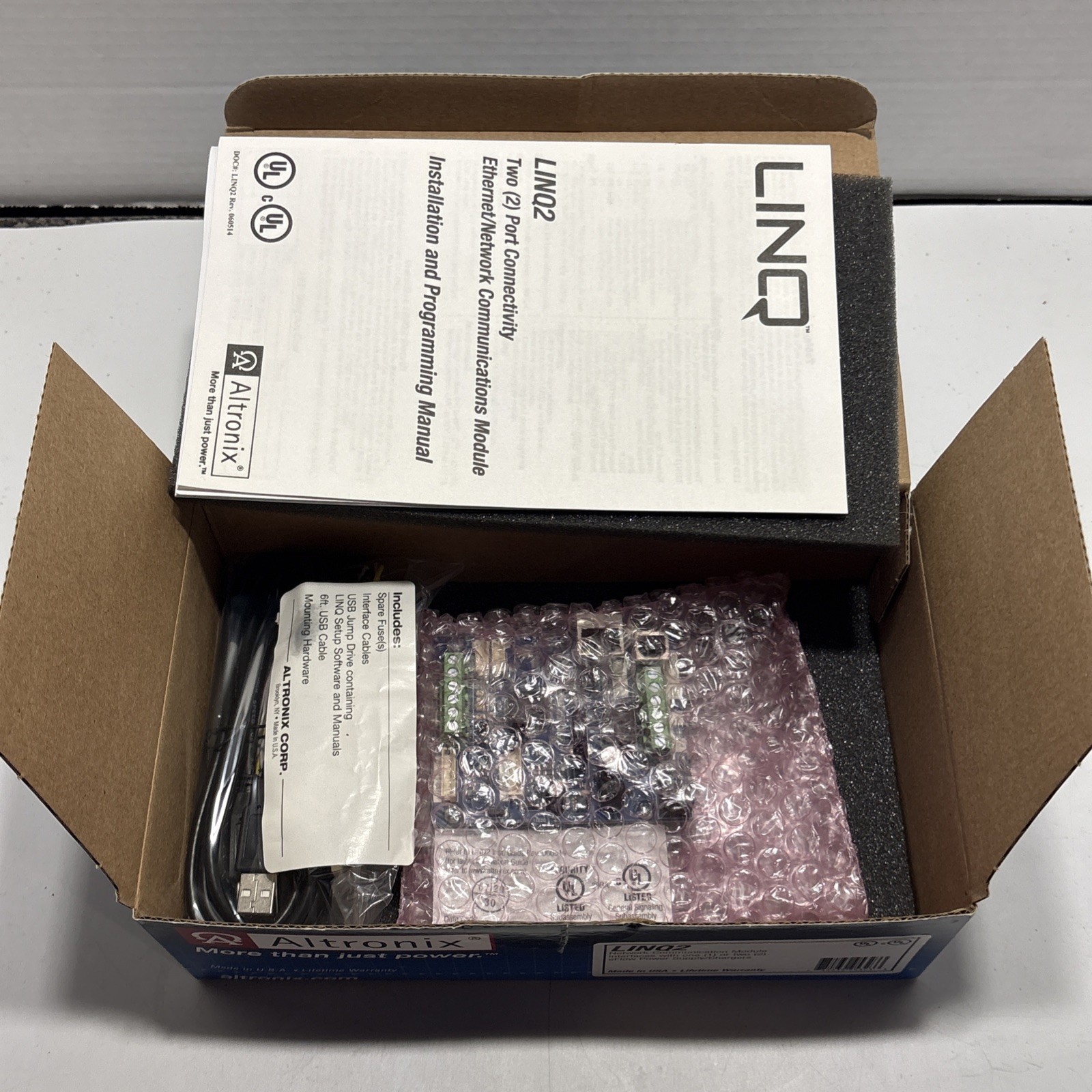 Altronix LINQ2 Network Communication Module New