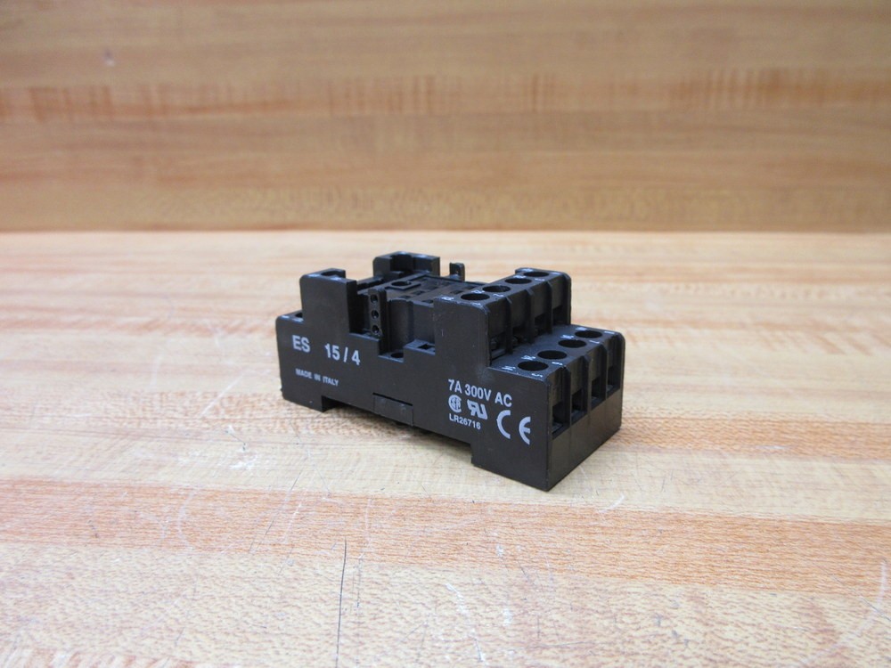 Custom Connector ES-15/4 Relay Socket ES154 (Pack of 3)