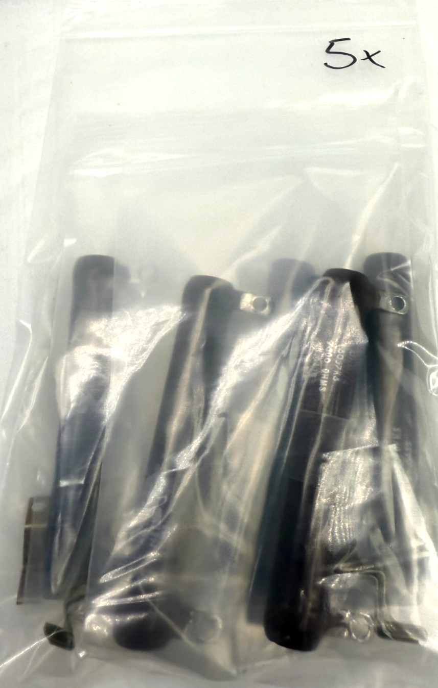 Lot of 5x OHMITE L50J7K5 Wire Wound Resistor, 50W, 7500 Ohms, 0412 – NNP