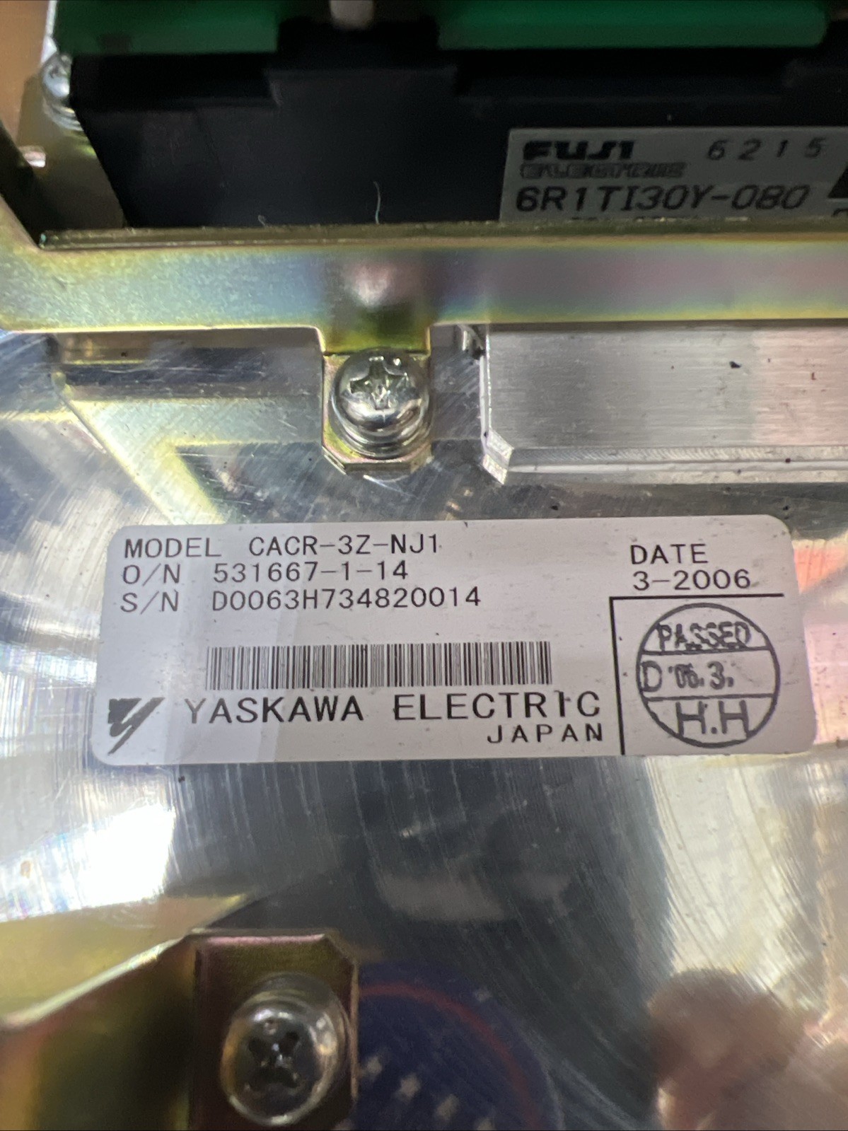 1 USED YASKAWA CACR-SR20SB1BF SERVOPACK SERVO CONTROLLER ***MAKE OFFER***