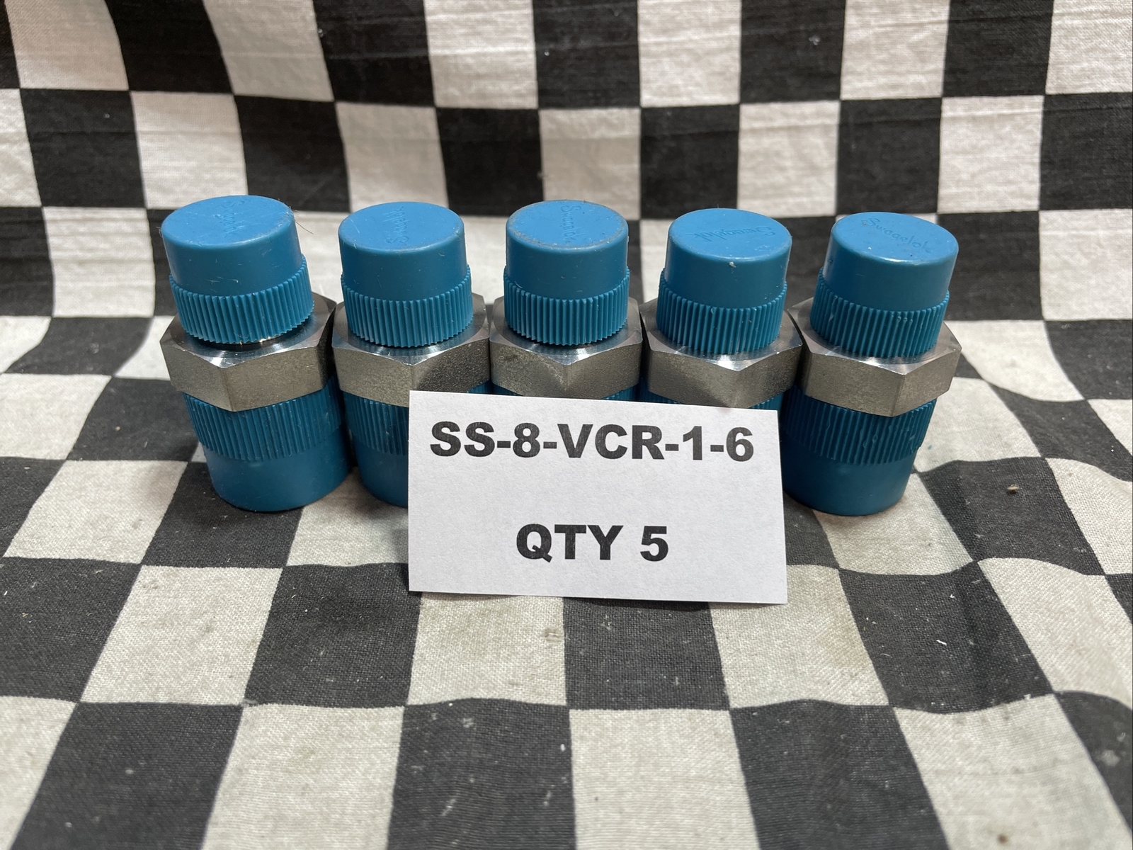 SWAGELOK SS-8-VCR-1-4 & SS-8-VCR-1-6, Male NPT Connector 1/2″, LOT OF 6#1215P12