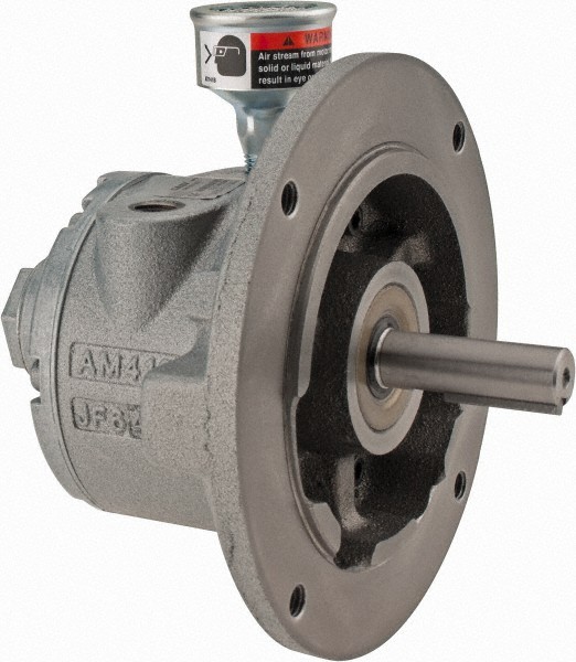 Gast 4AM-NRV-50C Rotary-Vane Air Motor 1.5 HP Reversible Shaft NEMA 56C Mount