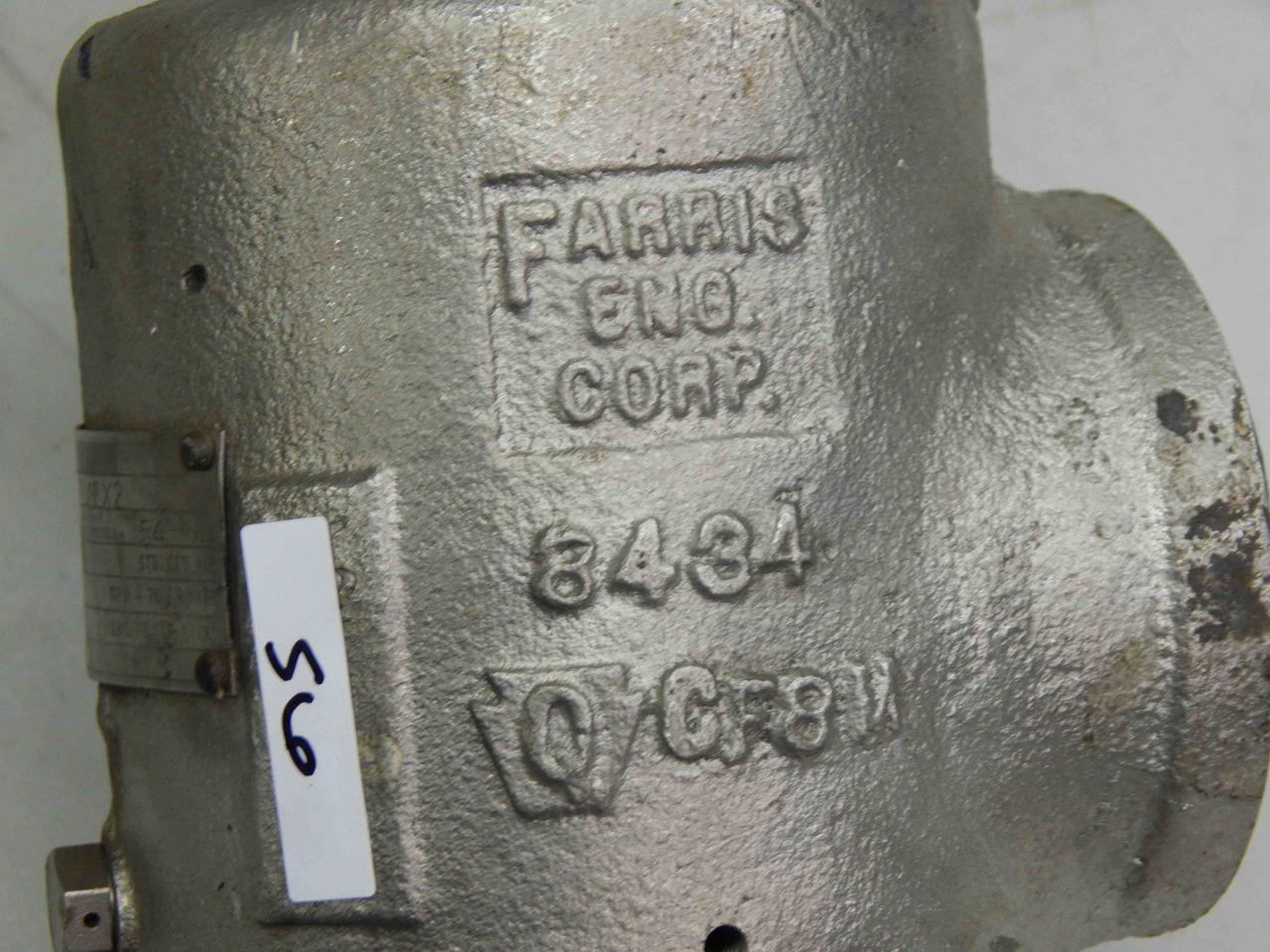 #56 Teledyne Farris 1870-0L/S4 1-1/2″ x 2″ Safety Relief Valve 1870-0L