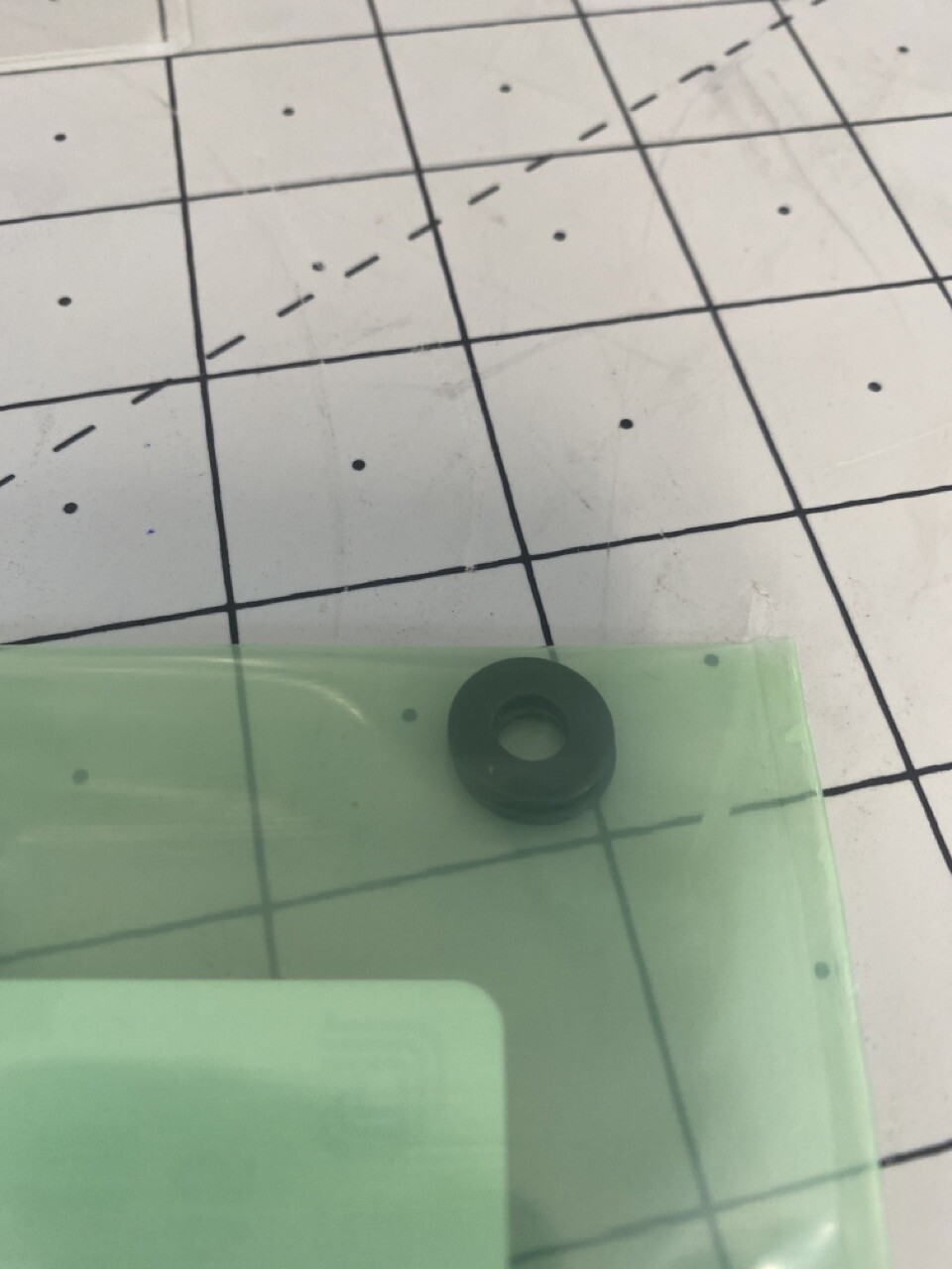 Applied Materials WSHRFLAT #10 0.437OD x 0.203ID x 0.042THK STL BLK 3880-01222