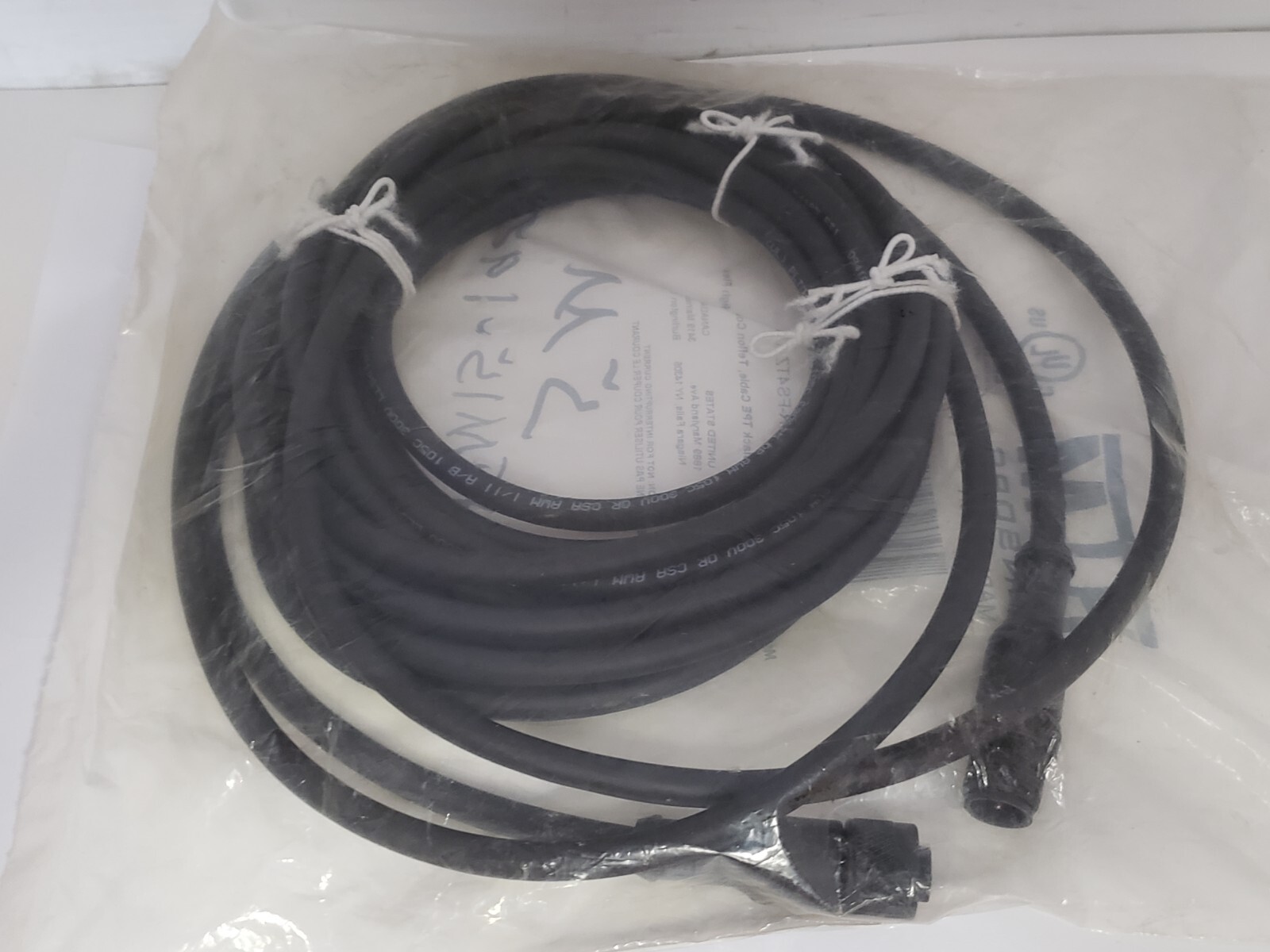 HTM SENSORS R-MS4TZ-T665+R-FS4TZ-T665 CABLE MALE/FEMALE 4 POLE NIB