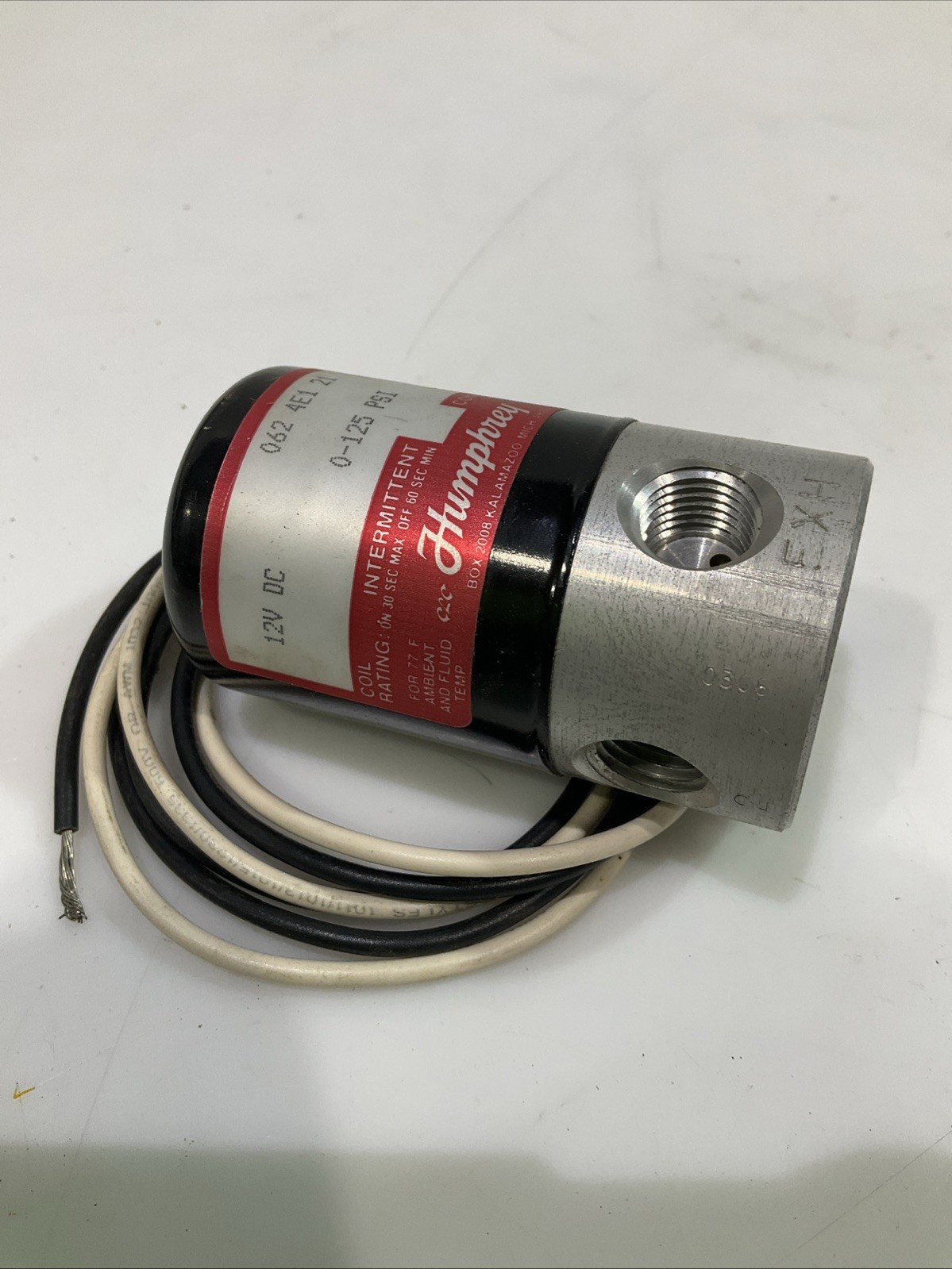 HUMPHREY 062-4E1-21 PNEUMATIC DICTIONARY VALVE 120VDC Y2M