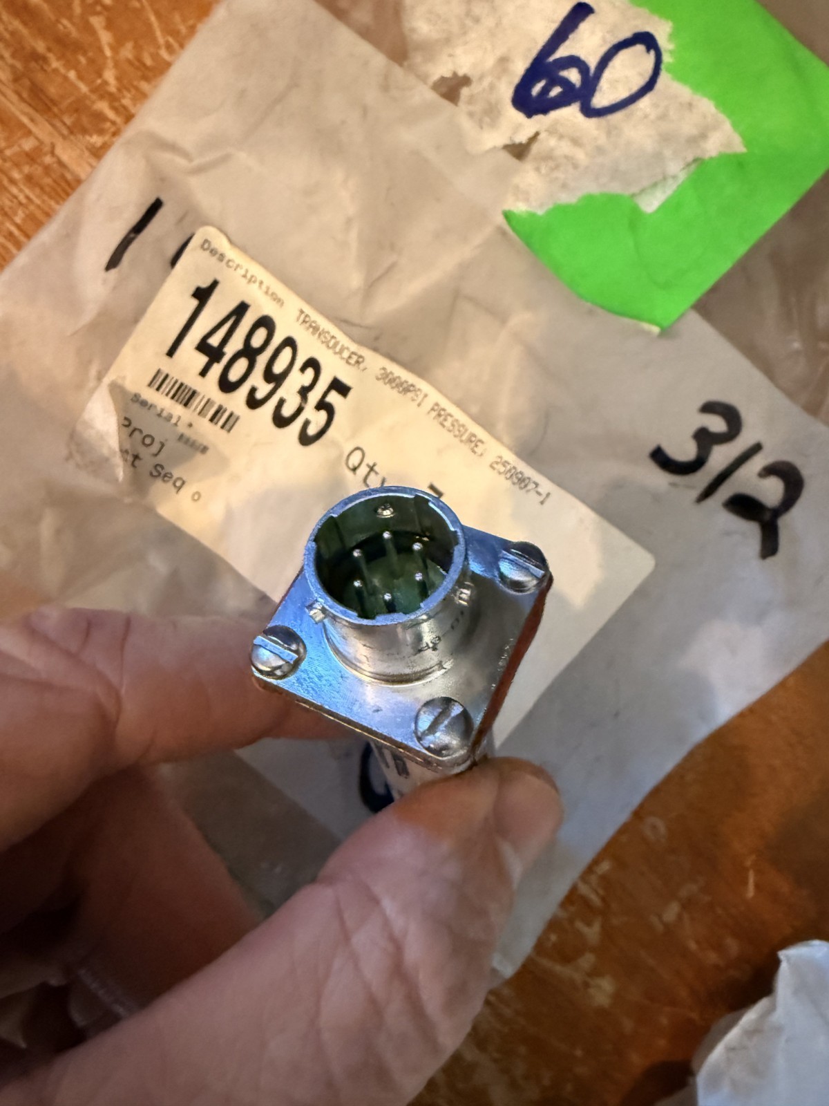 NEW RARE Ashcroft Pressure Transducer 3000psi # K17F0215B93000 10-36 vdc