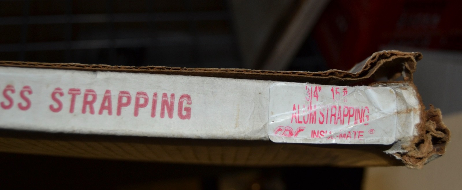 2 Partial Boxes RPR PRODUCTS Aluminum Strapping 3/4″ 15# .020 Hundreds of Feet