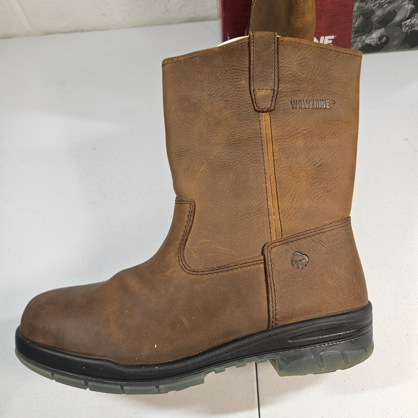 Wolverine Men’s Steel Toe W03258 DuraShocks Wellington Stone 11.5 M New