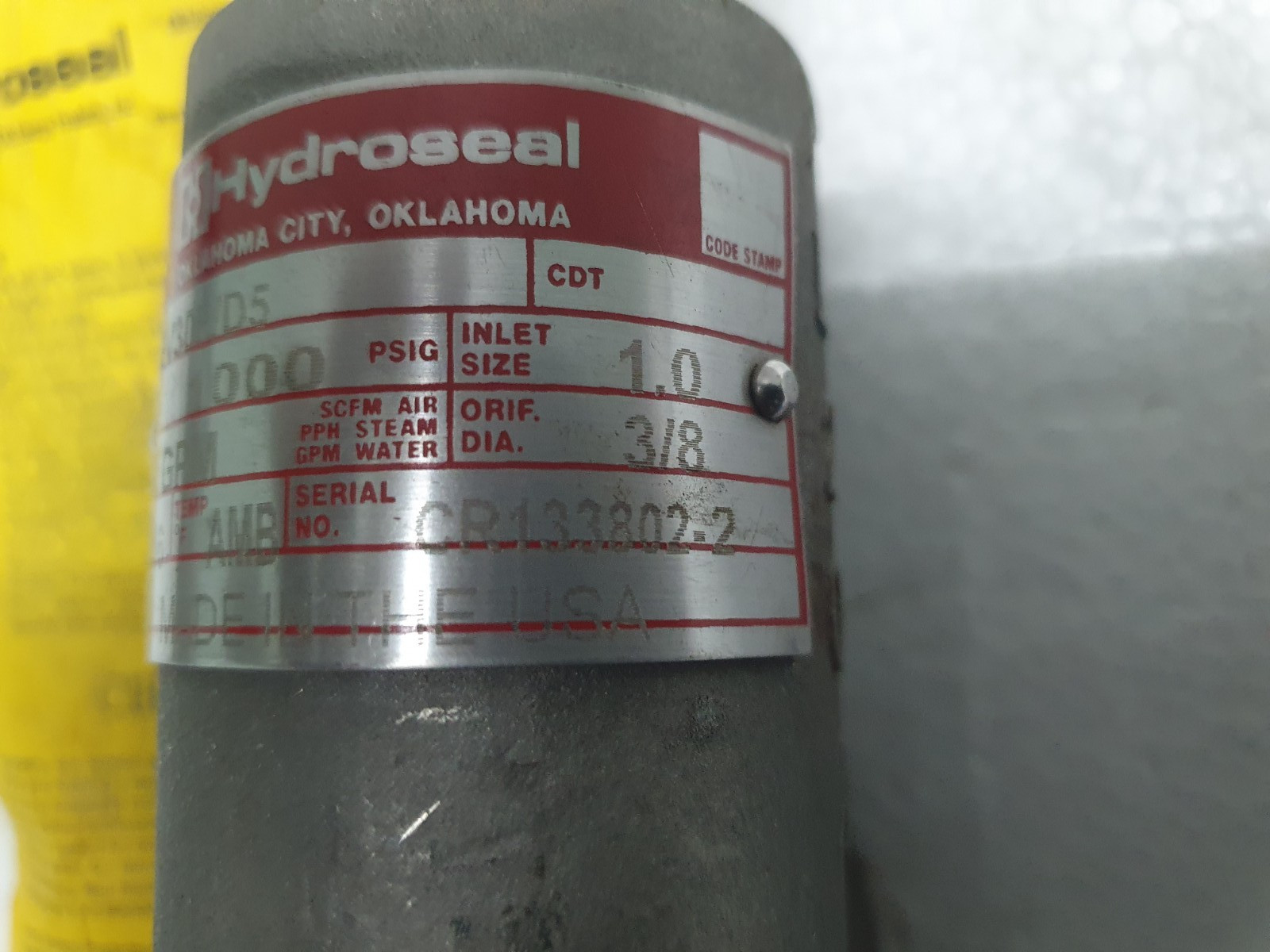 HYDROSEAL 4EV30FD5 1000PSIG