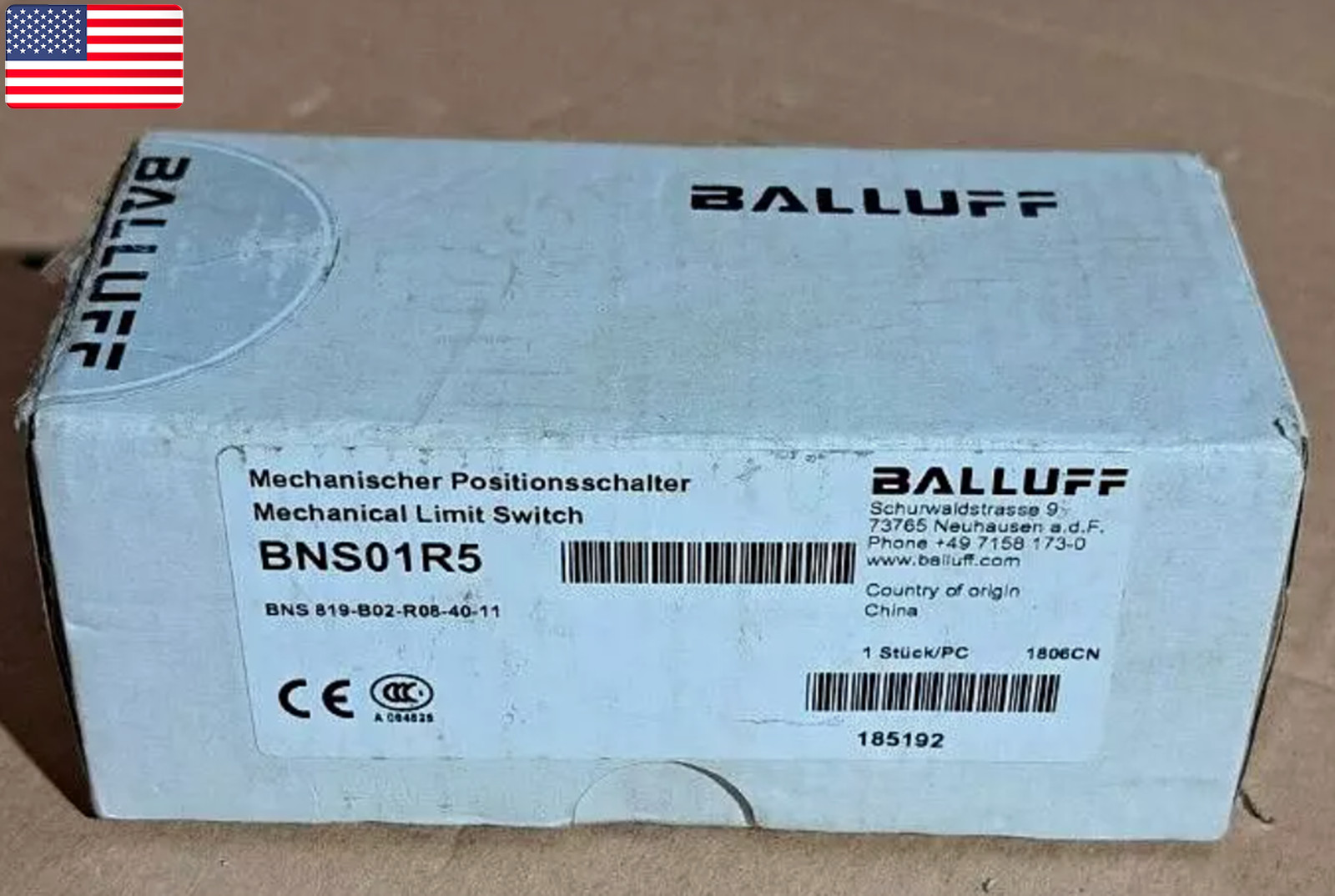 1PC New BALLUFF BNS 819-B02-R08-40-11 Limit Switch- US Stock