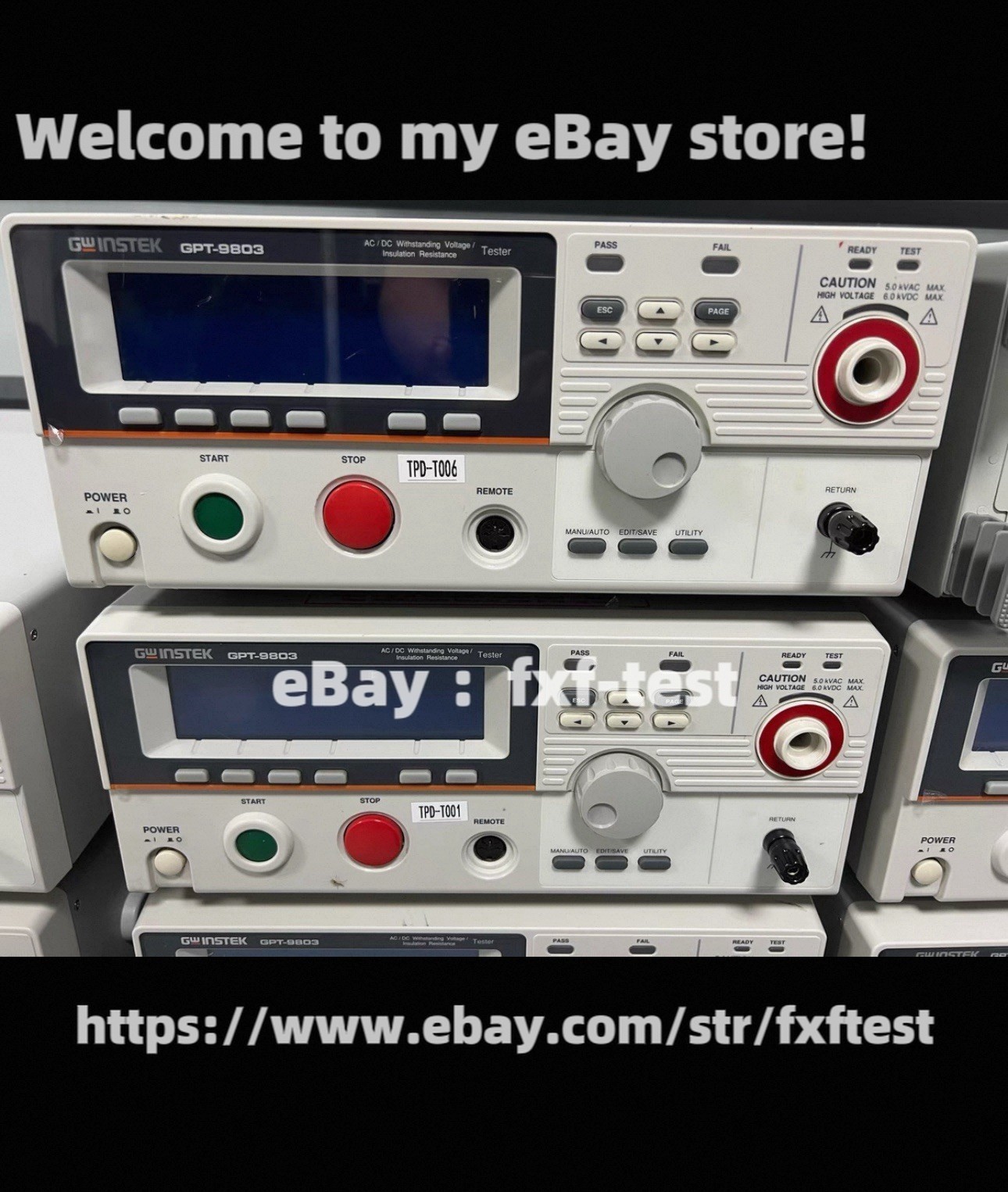 1 PCS Used GW Instek GPT-9803ft