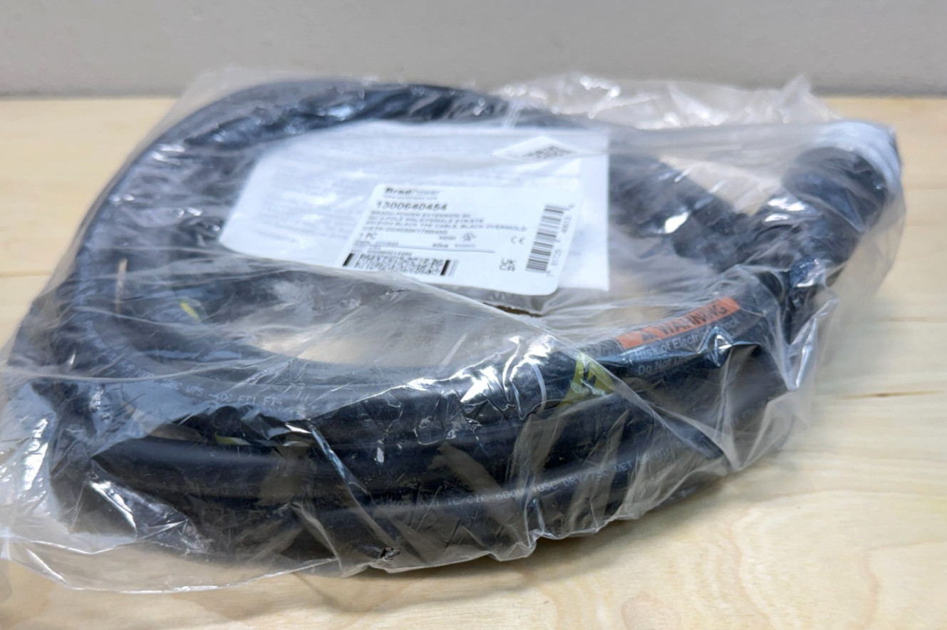 Woodhead CC4030K17M040G Brad Power SK QC 4-Pole Cable, 4M, 10/4 1300640454