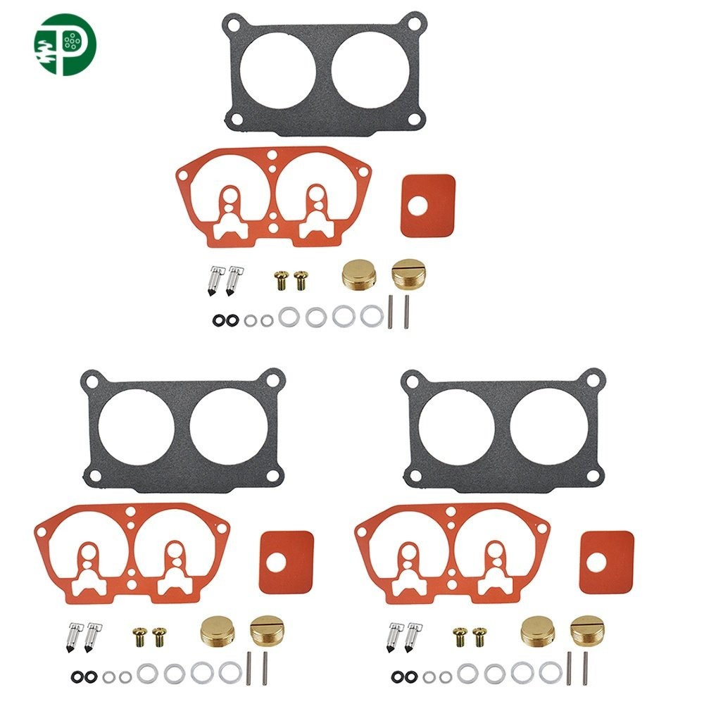 3× Carburetor Rebuild Kit For Yamaha 150 175 200 225 HP 86-95 For Outboard V-6
