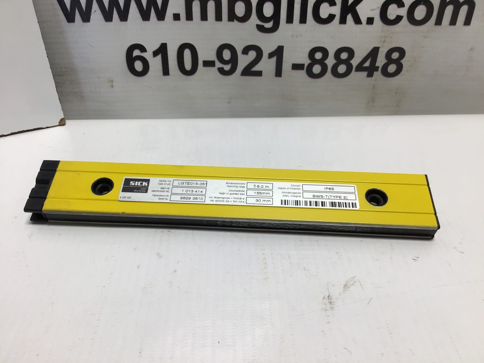 SICK Light Curtain (LGTE 015-05)