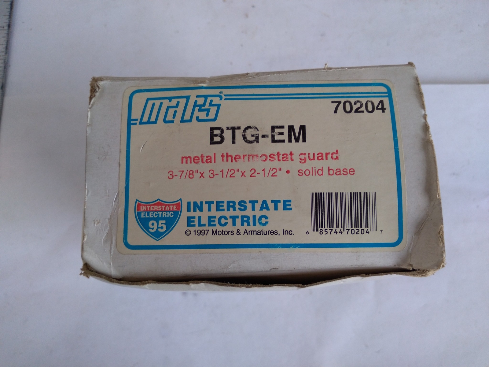 INTERSTATE ELECTRIC BTG-EM METAL THERMOSTAT GUARD 3-7/8″X3-1/2″X2-1/2″ SOLID BAS