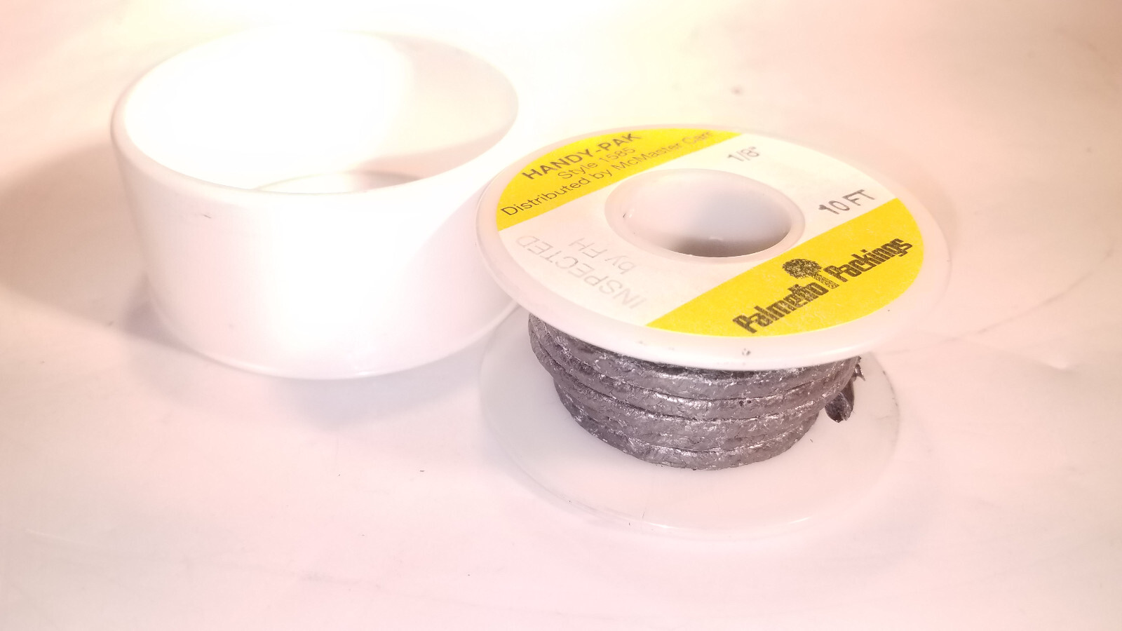 PALMETTO PACKINGS 1585 1/8″ .125″ CARBON FIBER INTERWOVEN PACKING 10 FT.