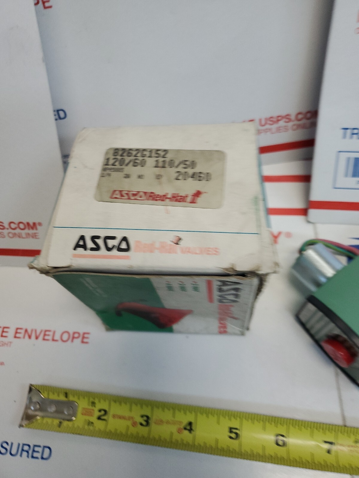 ASCO RED HAT HT8262G152T 2-WAY HIGH TEMP SS SOLENOID VALVE 120V 8262G152 1/4″,U2