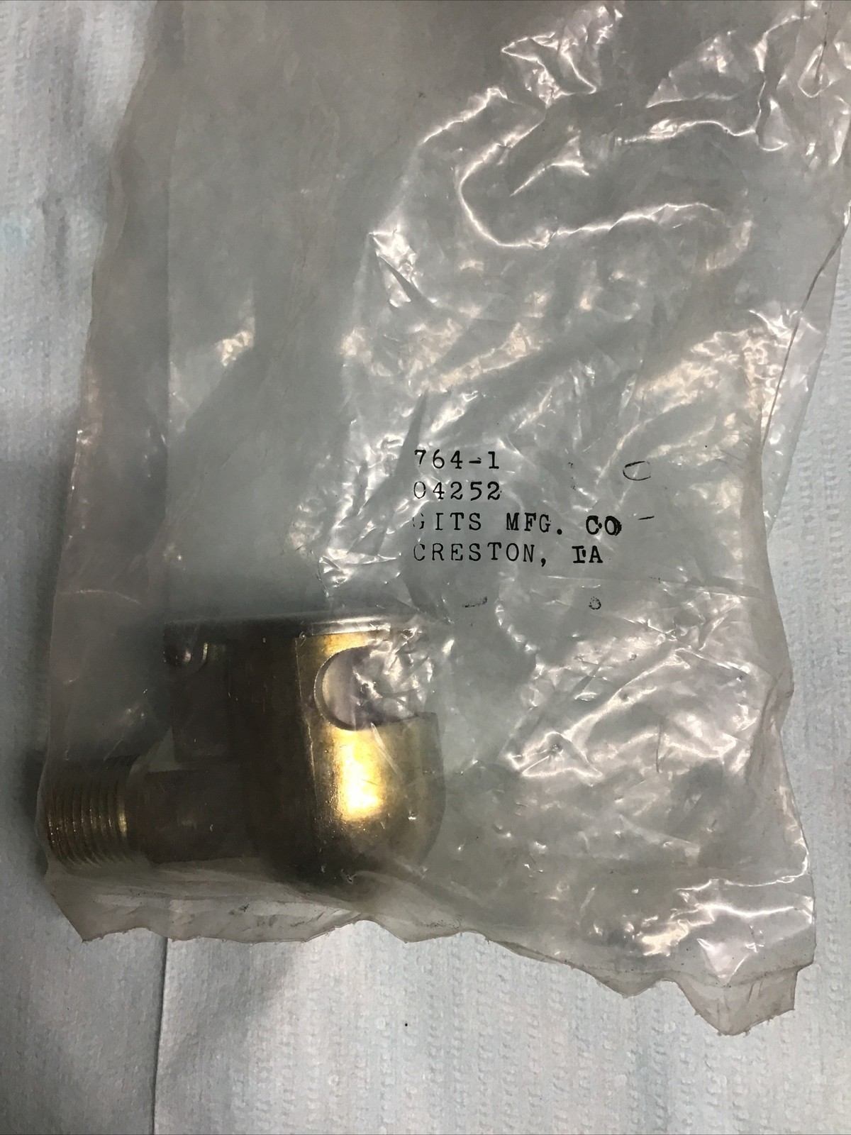 NOS Gits Liquid Level Gauge/Fill Port ￼ 3/8” NPT. 764-1. 04252