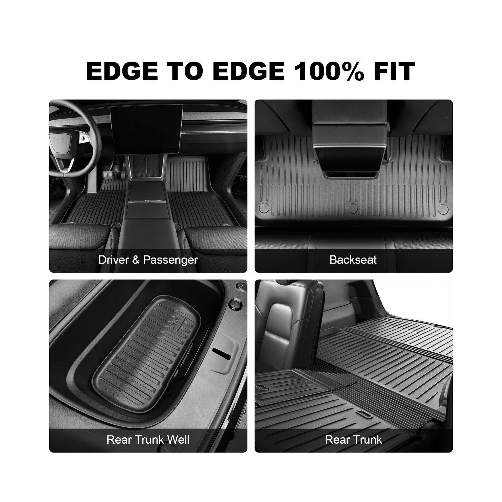 Thick Car Floor Mat for 2025-2026 Tesla Model Y Juniper,Fully Protective TPE …