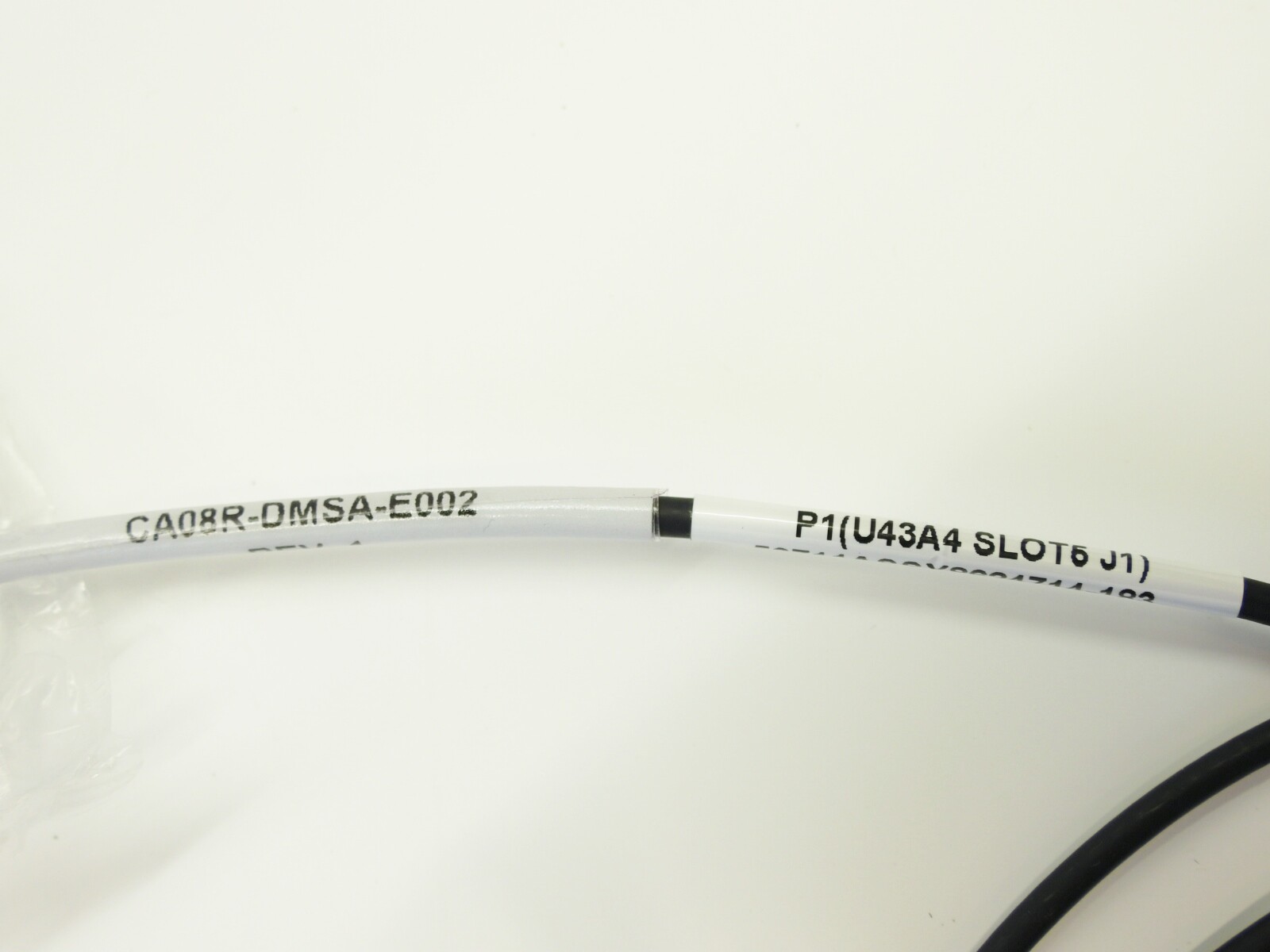 (LOT of 4) Cables CA08R-DMSA-E002 Rev.1, W184, P1(U43A5 SLOT2 J1 53711ASSY862471