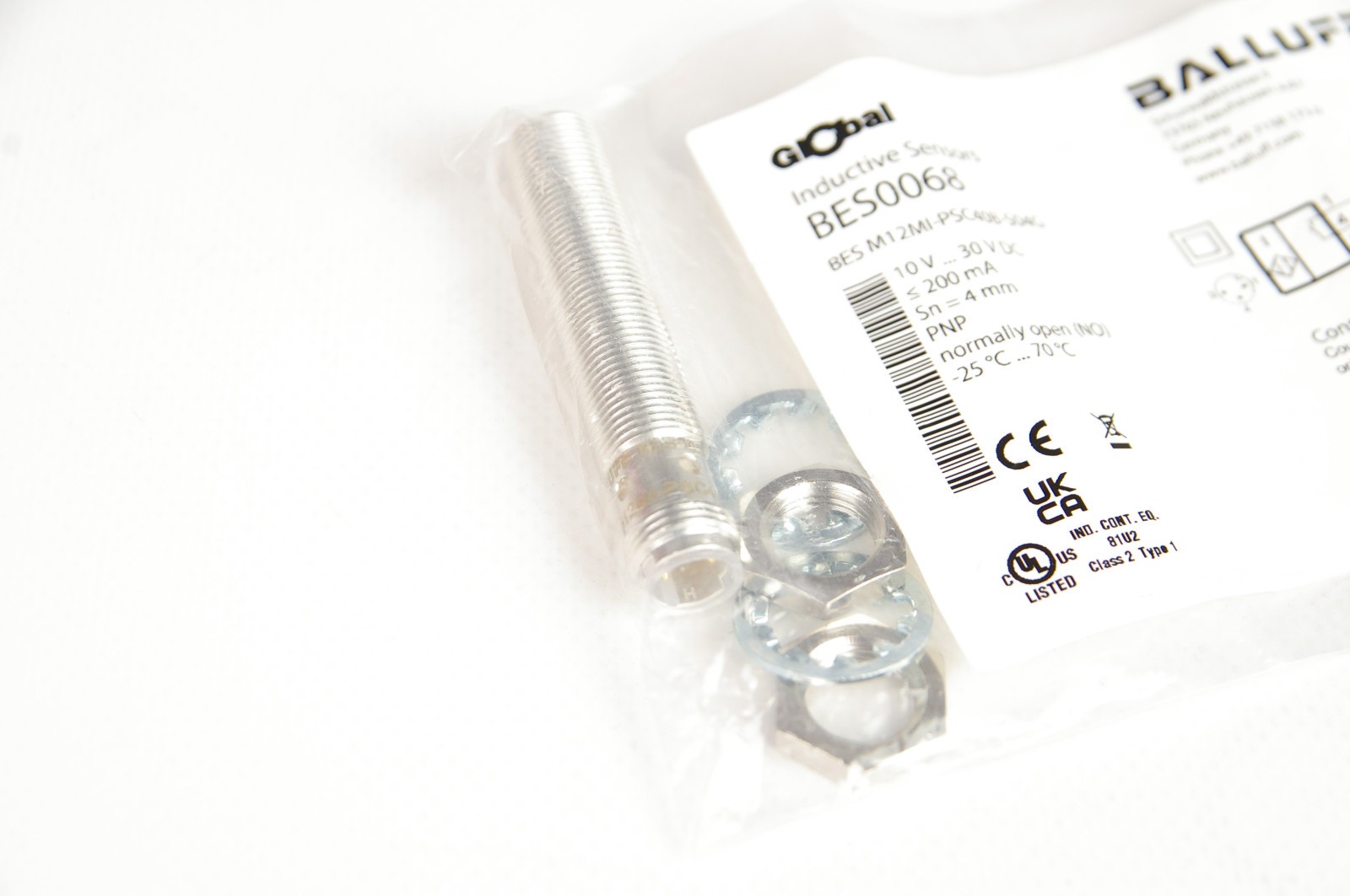 Balluff BES0068 BES M12MI-PSC40B-S04G Inductive Sensor