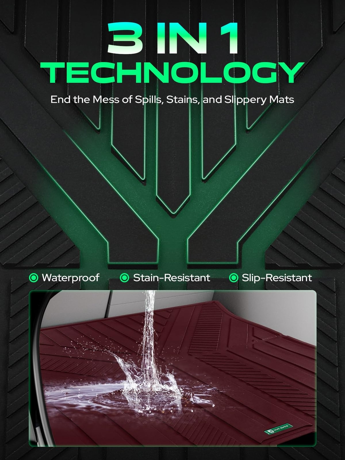 YHTAUTO Cargo Liners Compatible with Tesla Model Y Juniper 2025 2026, TPE Flo…