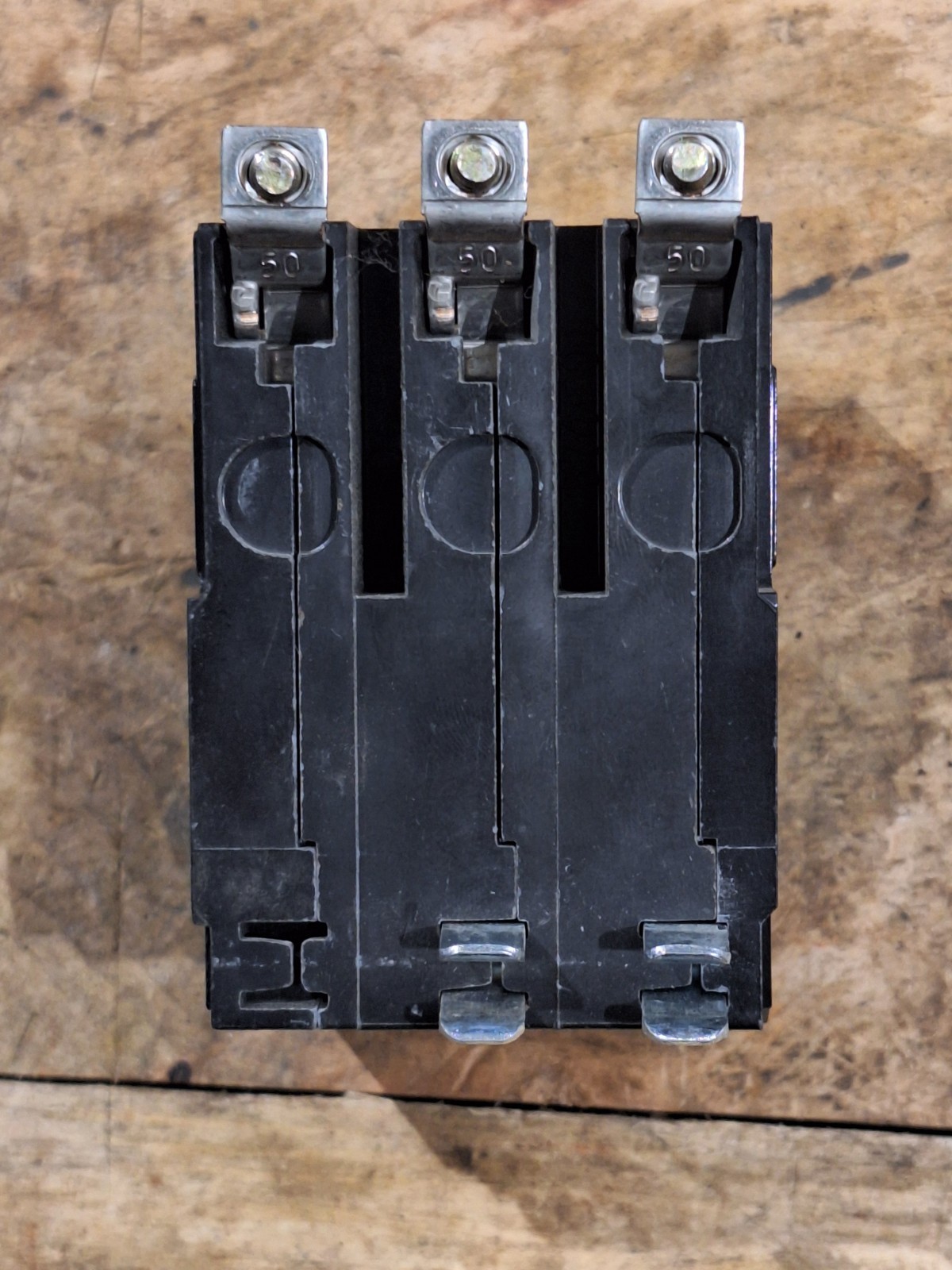 SQUARE D QOB350 CIRCUIT BREAKER 50A 3P 240V USED CONTINUITY TESTED
