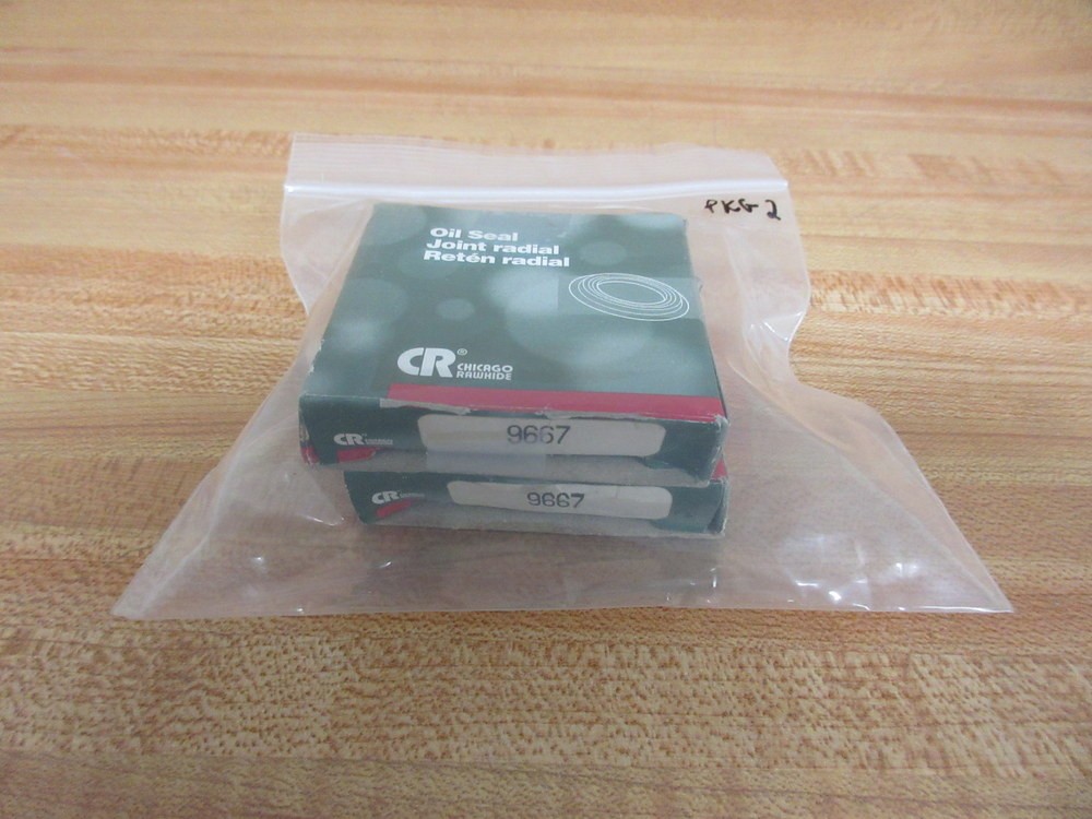 Chicago Rawhide/SKF 9667 Seal CR-9667 (Pack of 2)