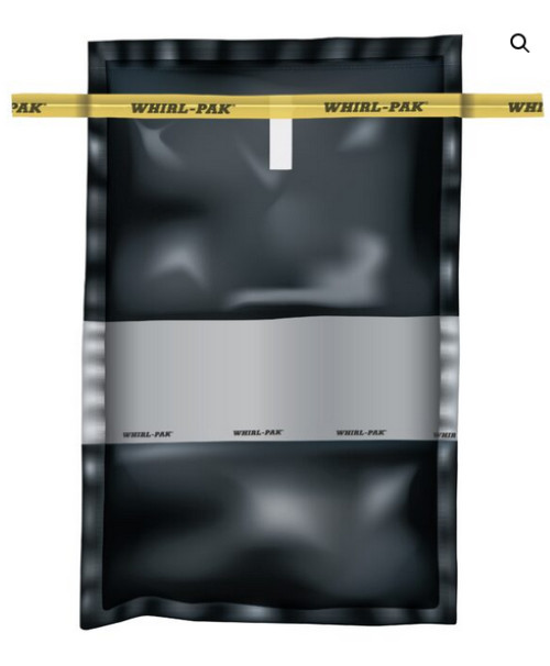 Whirl-Pak Black Sterilized Bags 8″ x 4″ Black