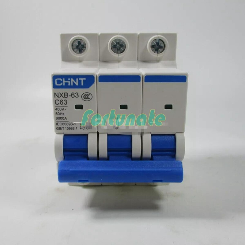 1PC New CHNT Air switch circuit breaker NXB-63 C63 3P 63A