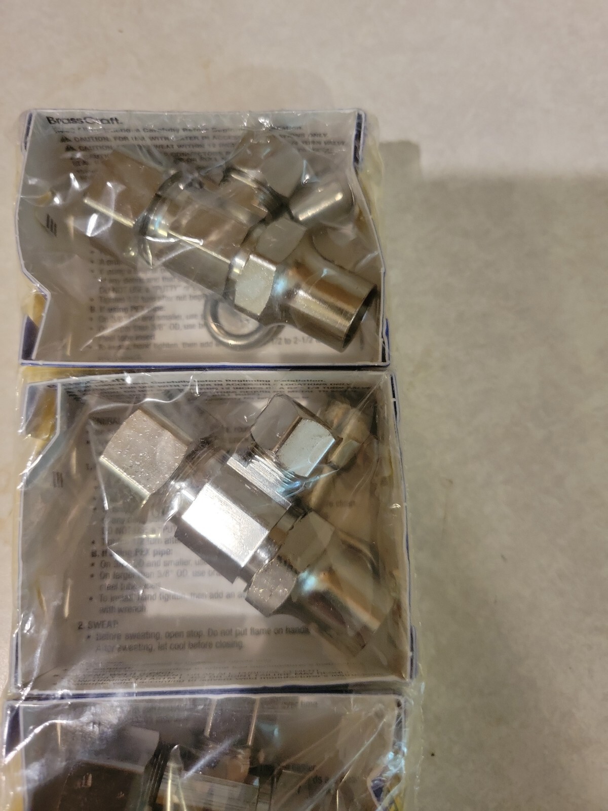Sleeve Brass Craft SCR19X-C 1/2″ x 3/8″ Angle Supply Valve,2 Loose Key per sl.