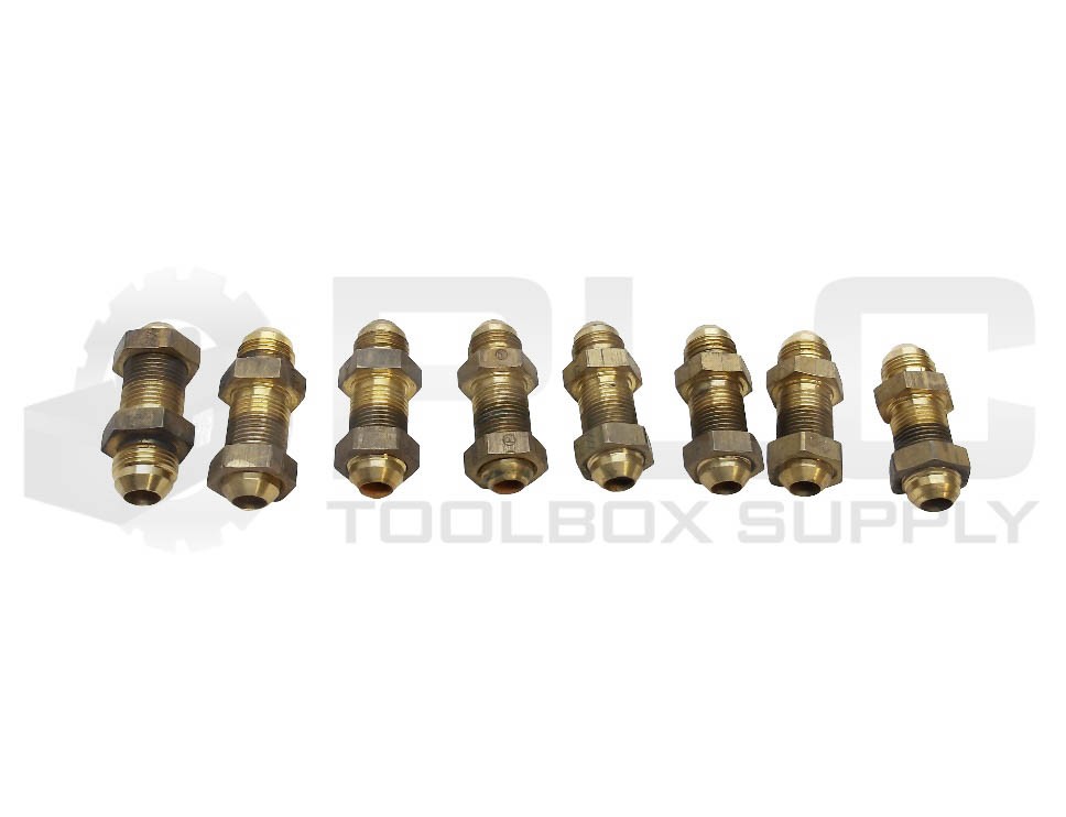 LOT OF 8 NEW 3/8″ BULKHEAD UNION *READ*