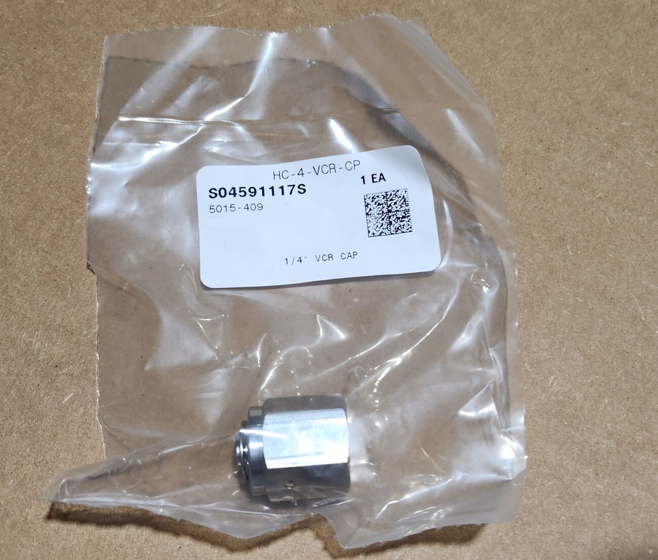 NEW Swagelok HC-4-VCR-CP VCR Cap 1/4″