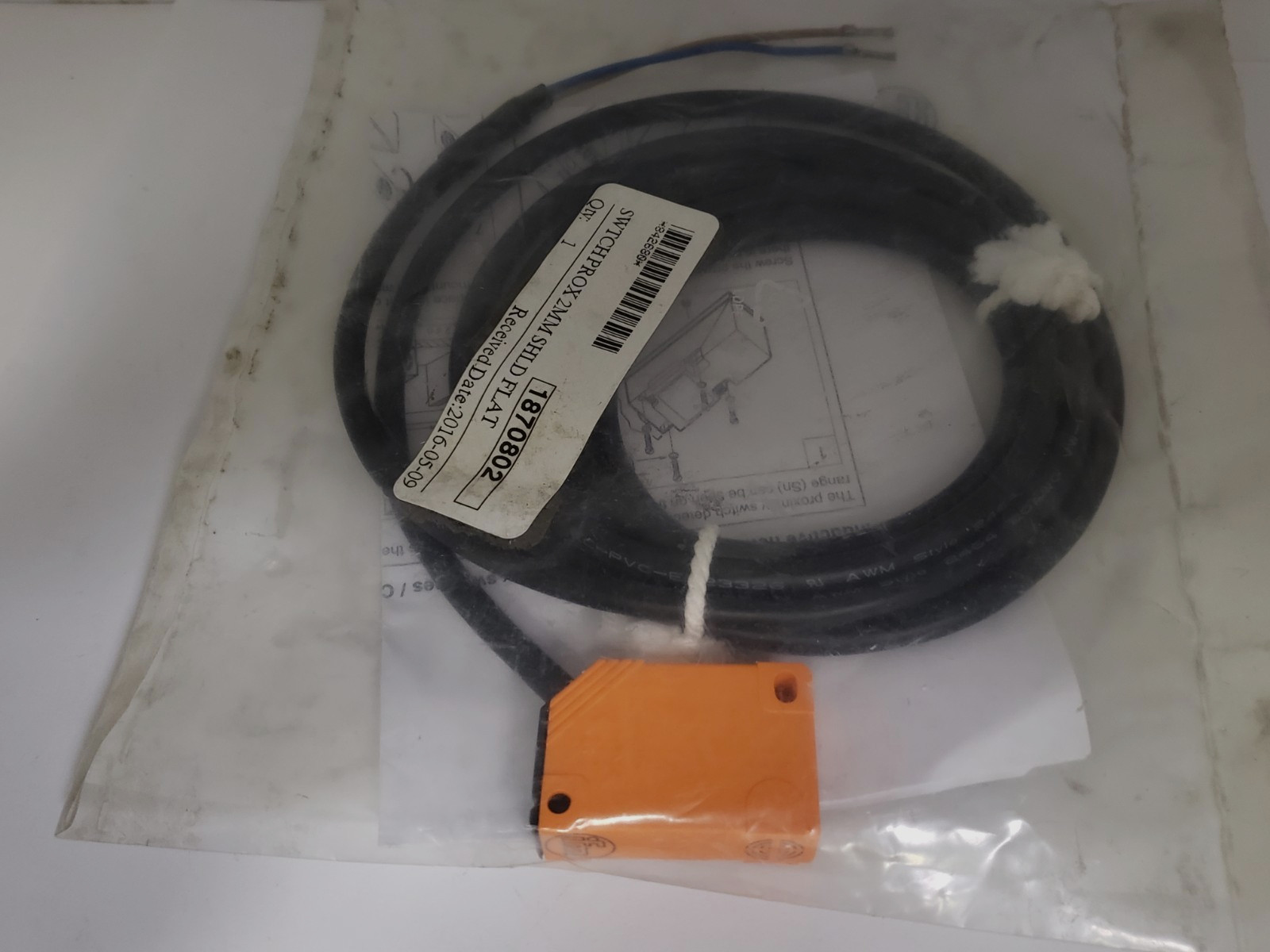 IFM ELECTRONIC IN-2002-ABOA INDUCTIVE SENSOR 20-250V AC/DC (IN0097) NIB
