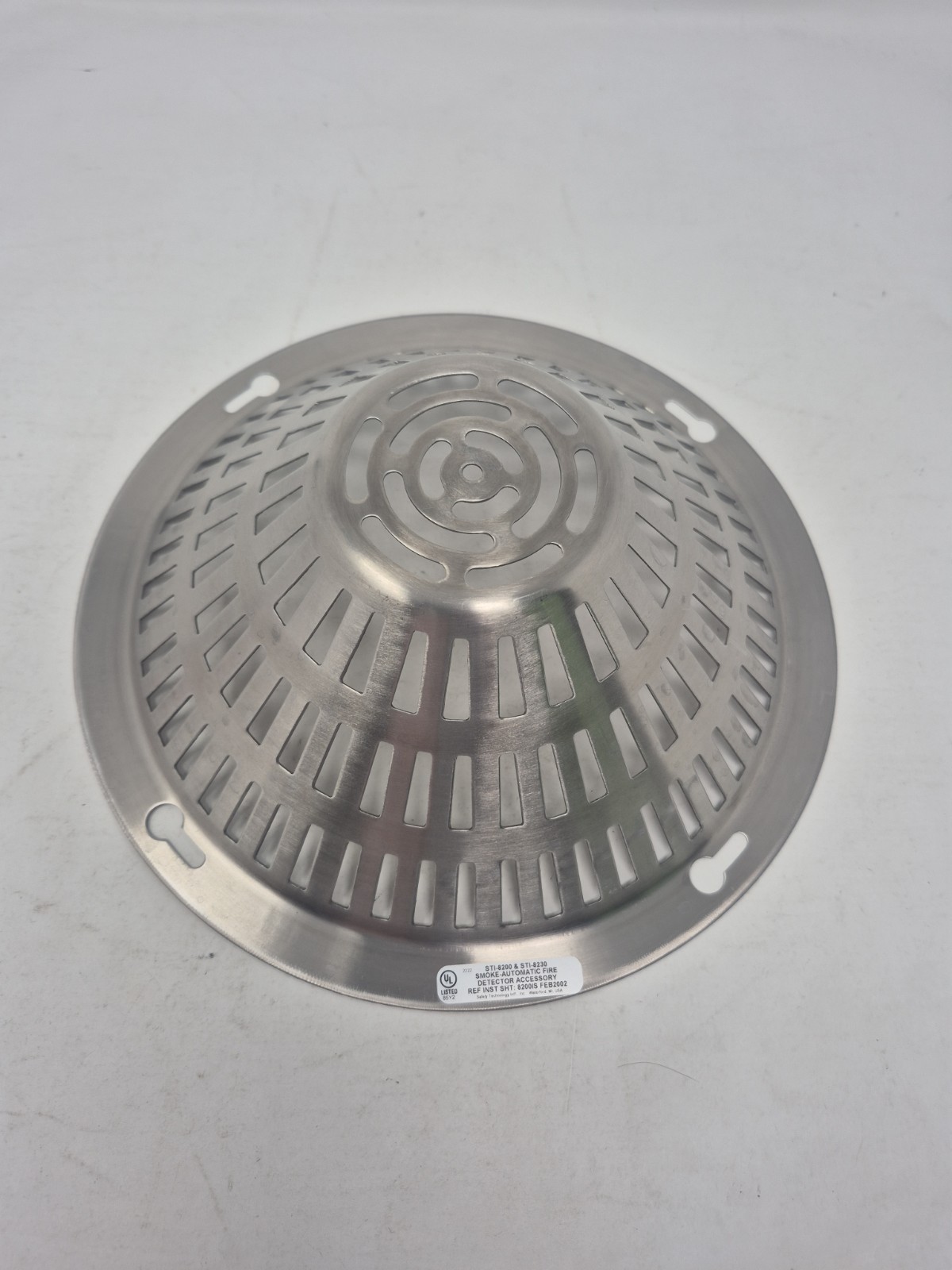 Safety Technology International STI-8200-SS Stainless Steel Smoke Detector Cover