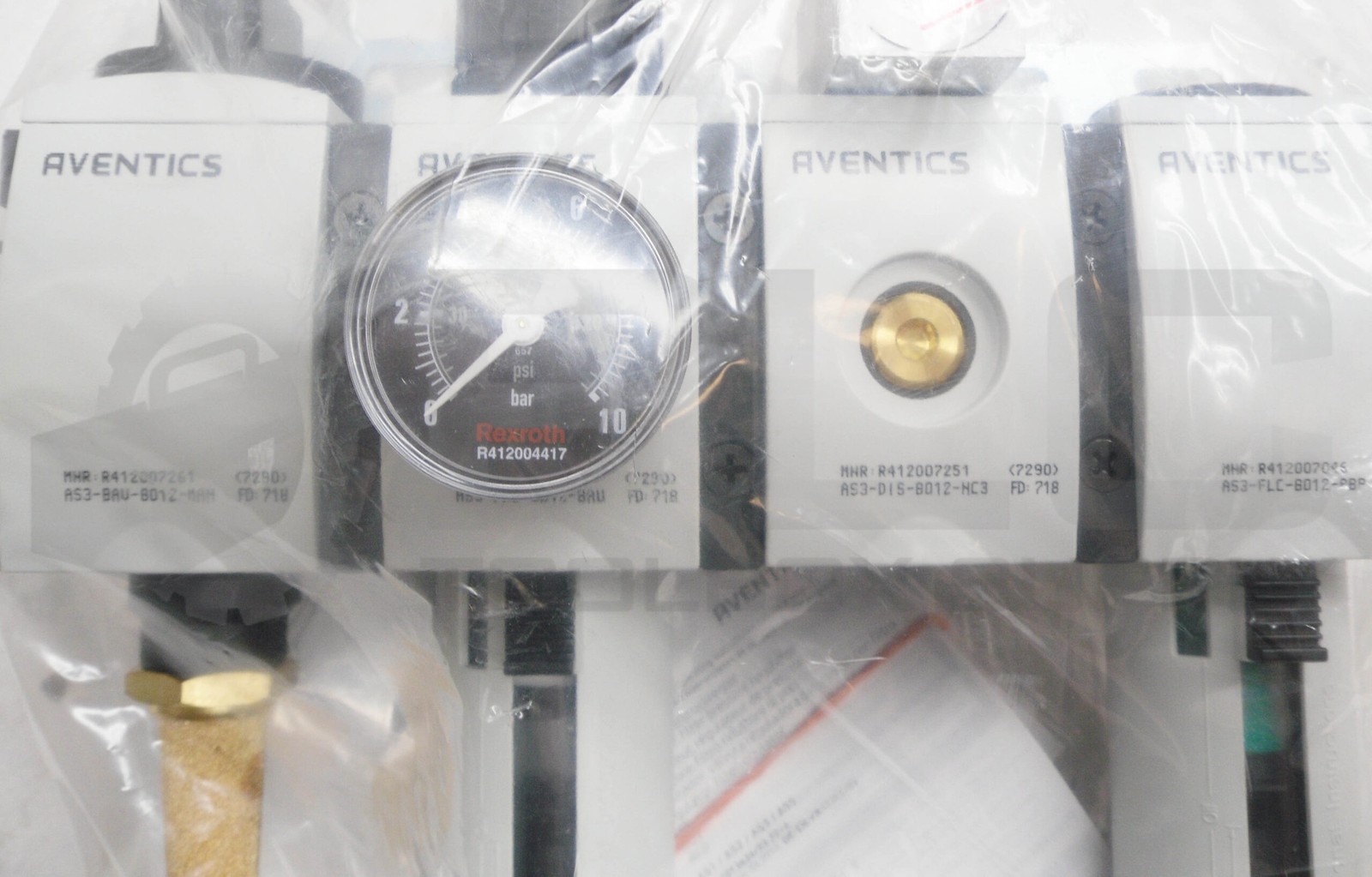 NEW AVENTICS AS3-BAV-6012-MAH PNEUMATIC AIR PREPARATION UNIT