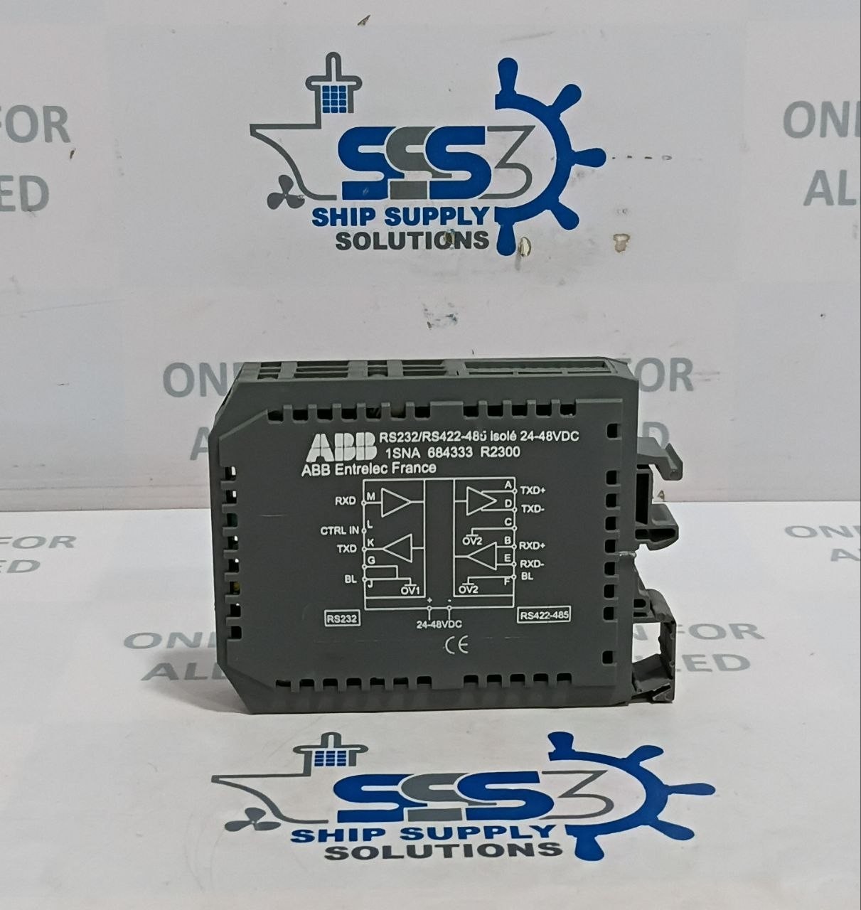 ABB RS232/RS422-485 Control Converter Module 1SNA 684333 R2300 24-48VDC