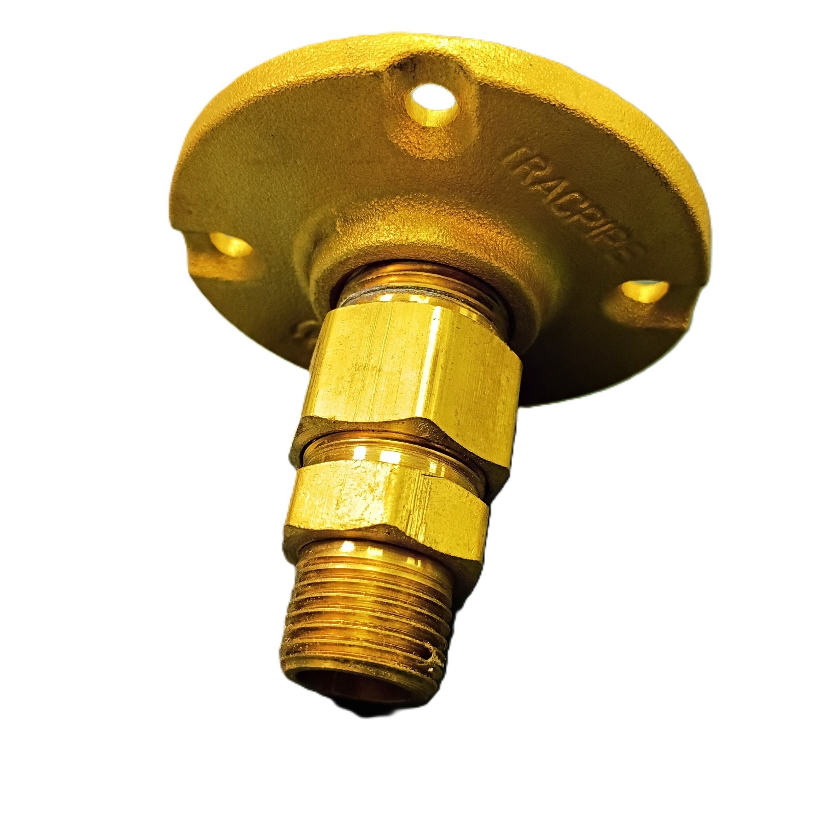 OmegaFlex FGP-BFF-500 TracPipe 1/2″ Flange Fitting Brass CSST/NPT AutoFlare
