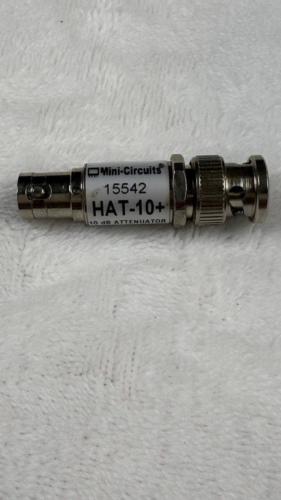 Mini-Circuits HAT-10+ 10dB Attenuator 50 Ohm DC-2GHz BNC RF Test Lab