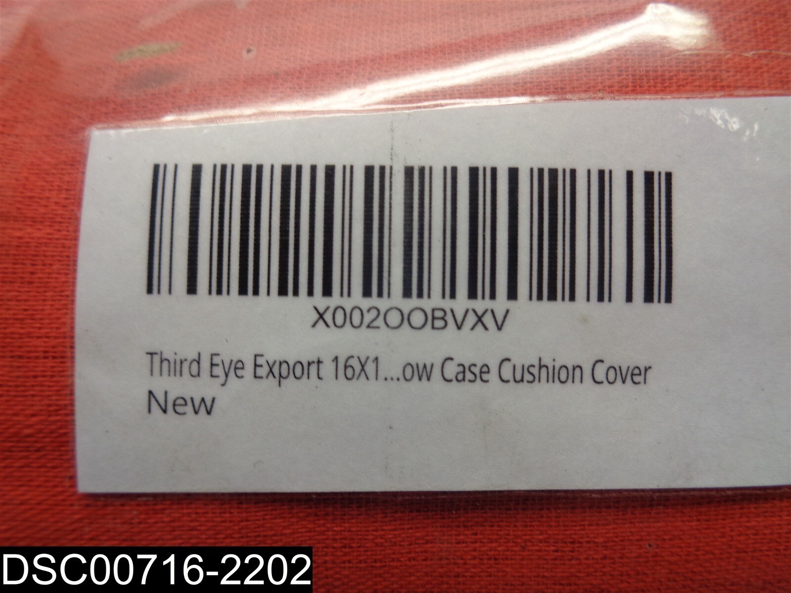 Qty=1 Pack of 5: Third Eye Export 16″ x 16″ Decorative Case Cushion Cover