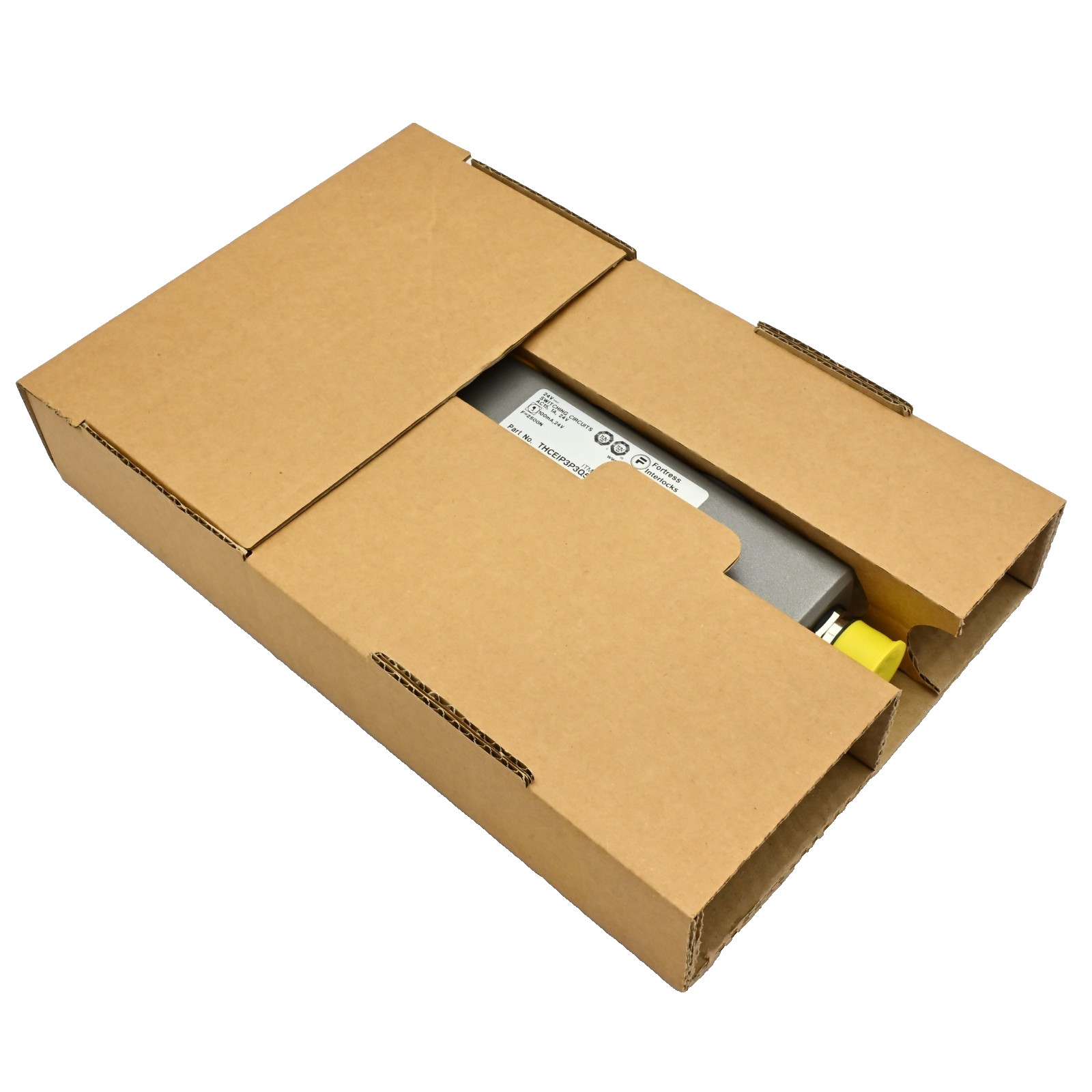Fortress Interlocks THCEIP3P3Q5 Industrial Control, 2-Button w/ E-Stop, 24V 1A